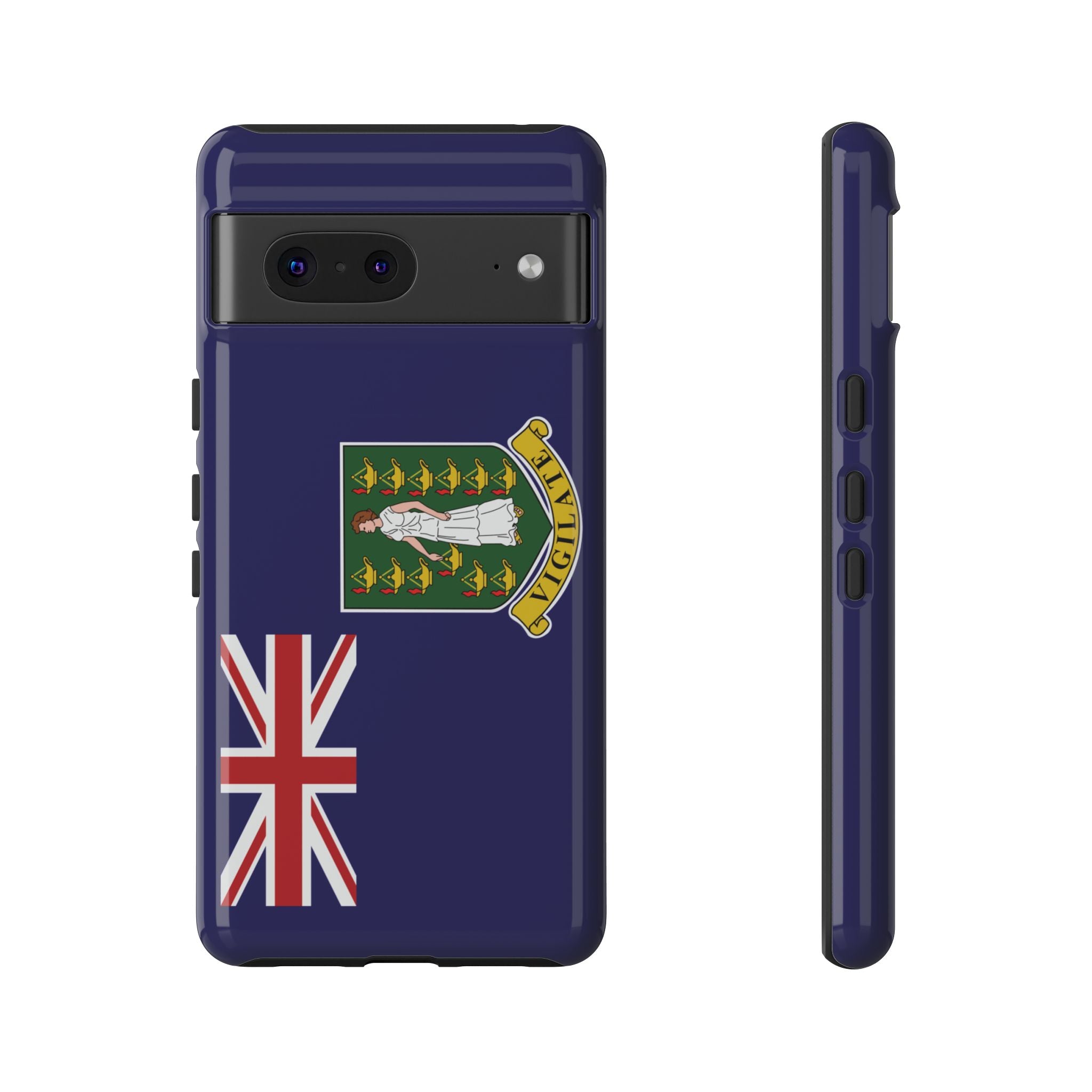 British Virgin Islands Flag Tough Phone Case - Irie Blues Boutique