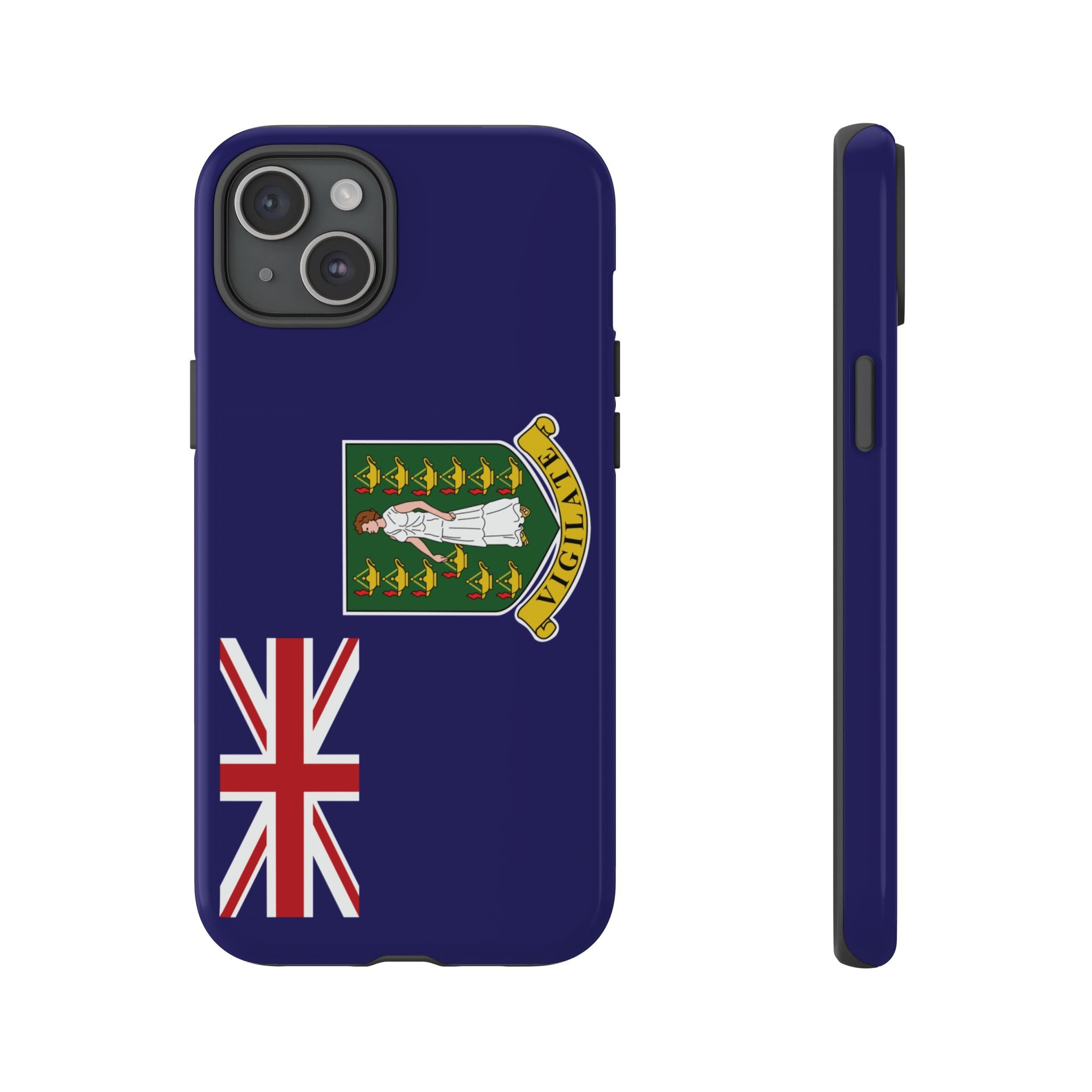 British Virgin Islands Flag Tough Phone Case - Irie Blues Boutique