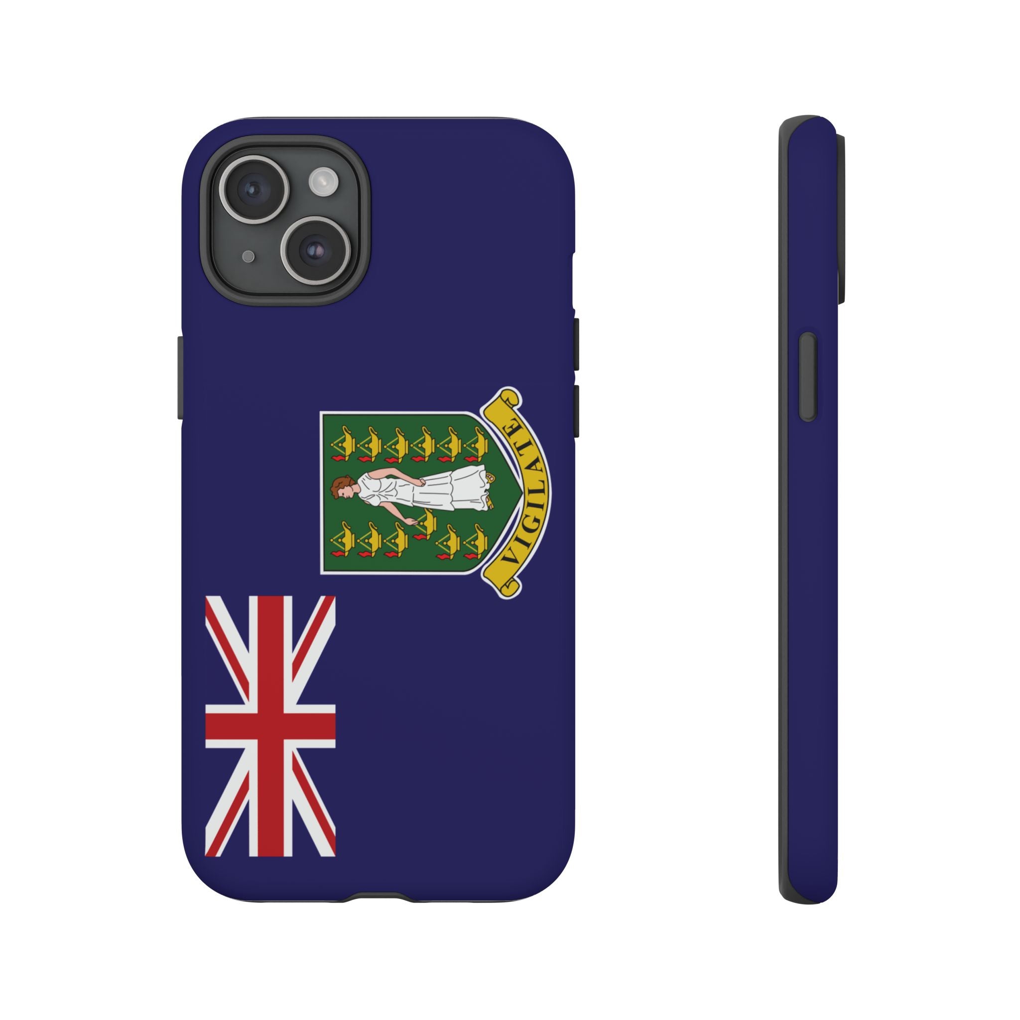 British Virgin Islands Flag Tough Phone Case - Irie Blues Boutique