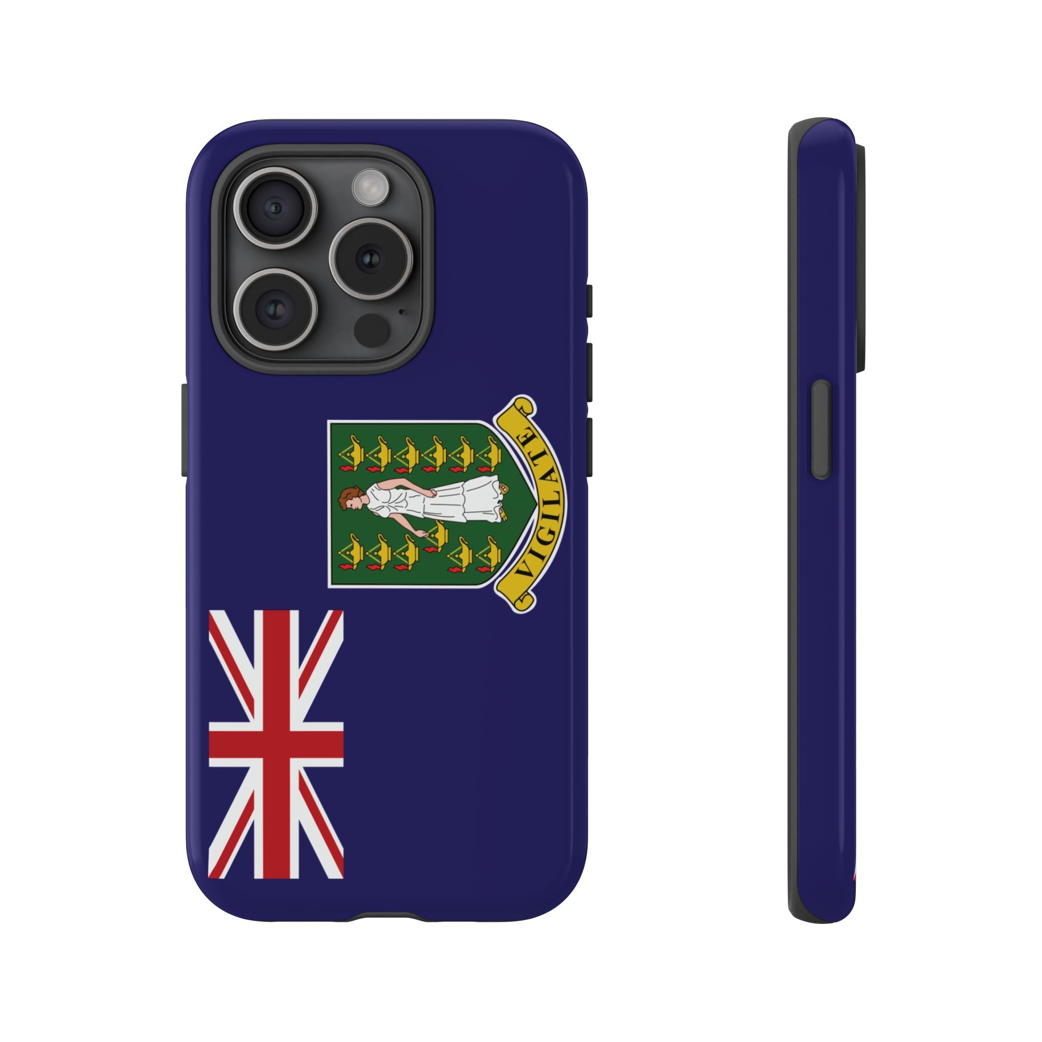 British Virgin Islands Flag Tough Phone Case - Irie Blues Boutique
