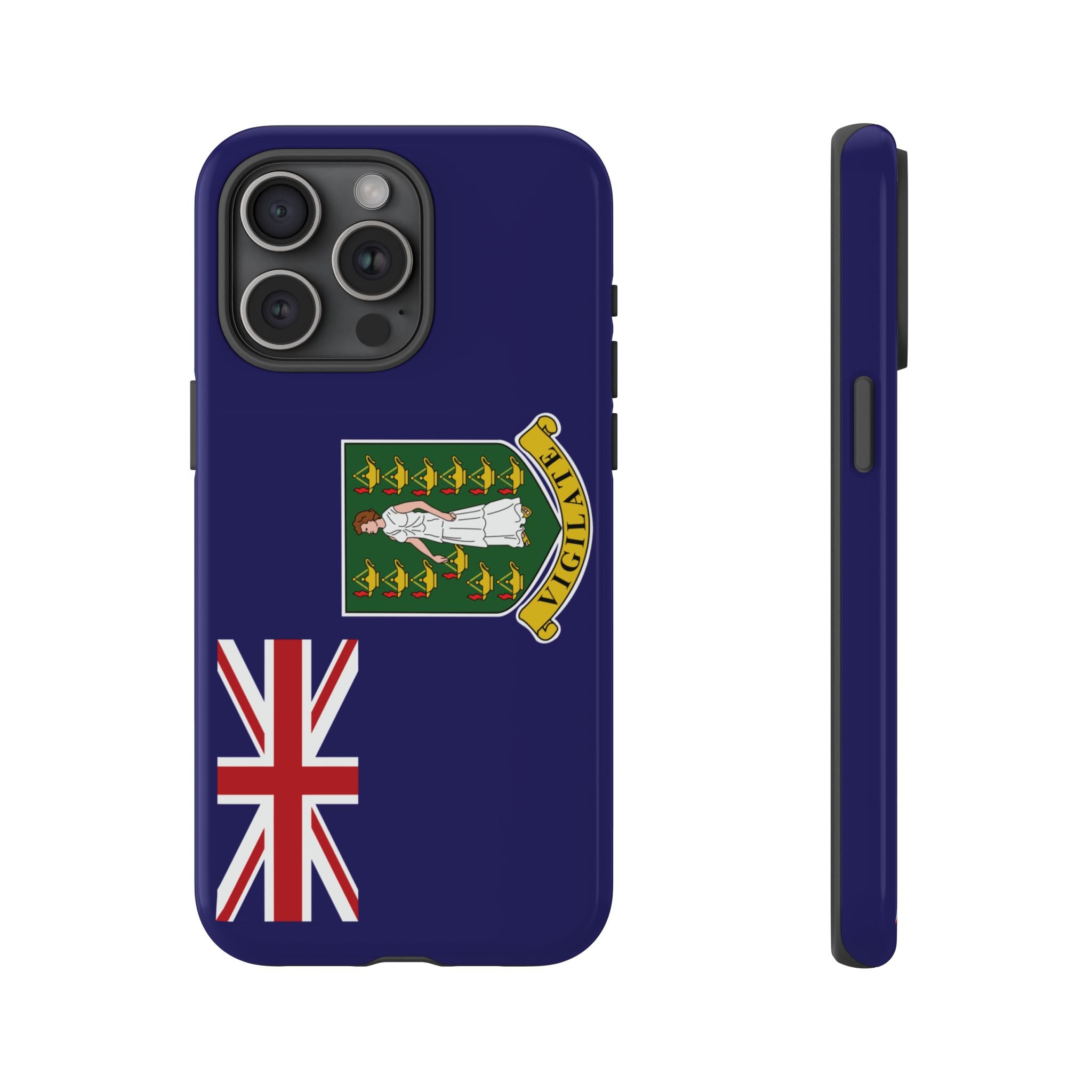 British Virgin Islands Flag Tough Phone Case - Irie Blues Boutique