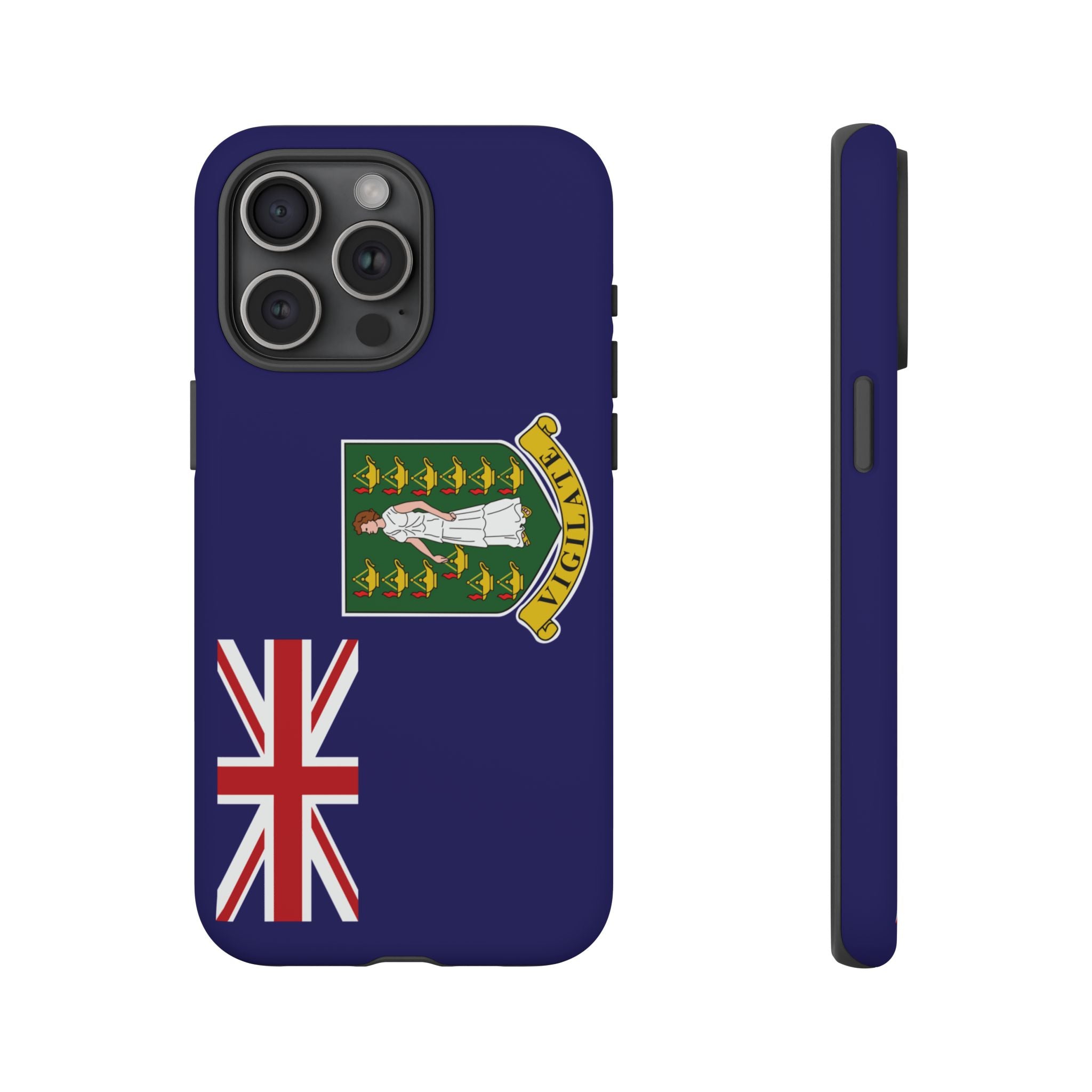 British Virgin Islands Flag Tough Phone Case - Irie Blues Boutique