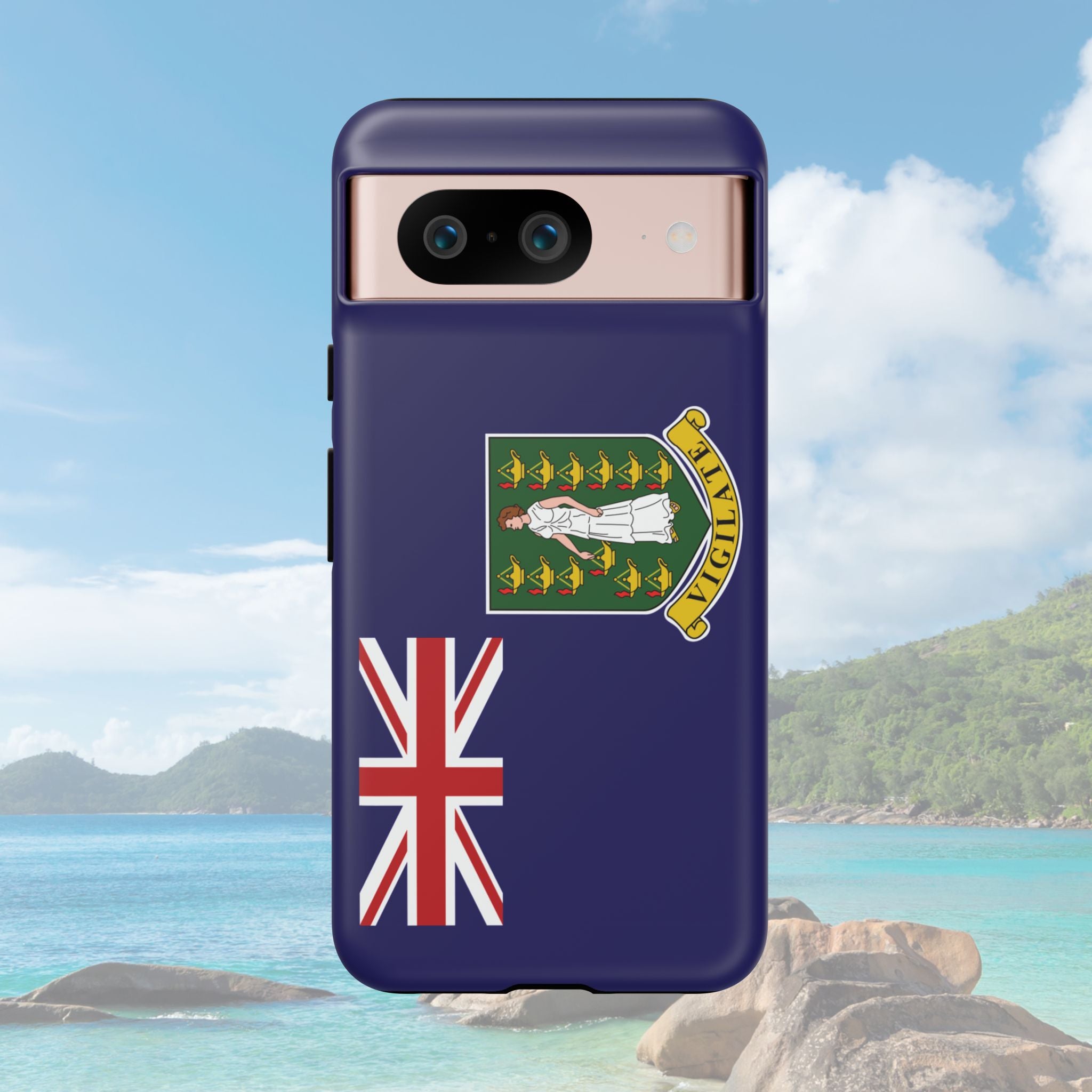 British Virgin Islands Flag Tough Phone Case - Irie Blues Boutique