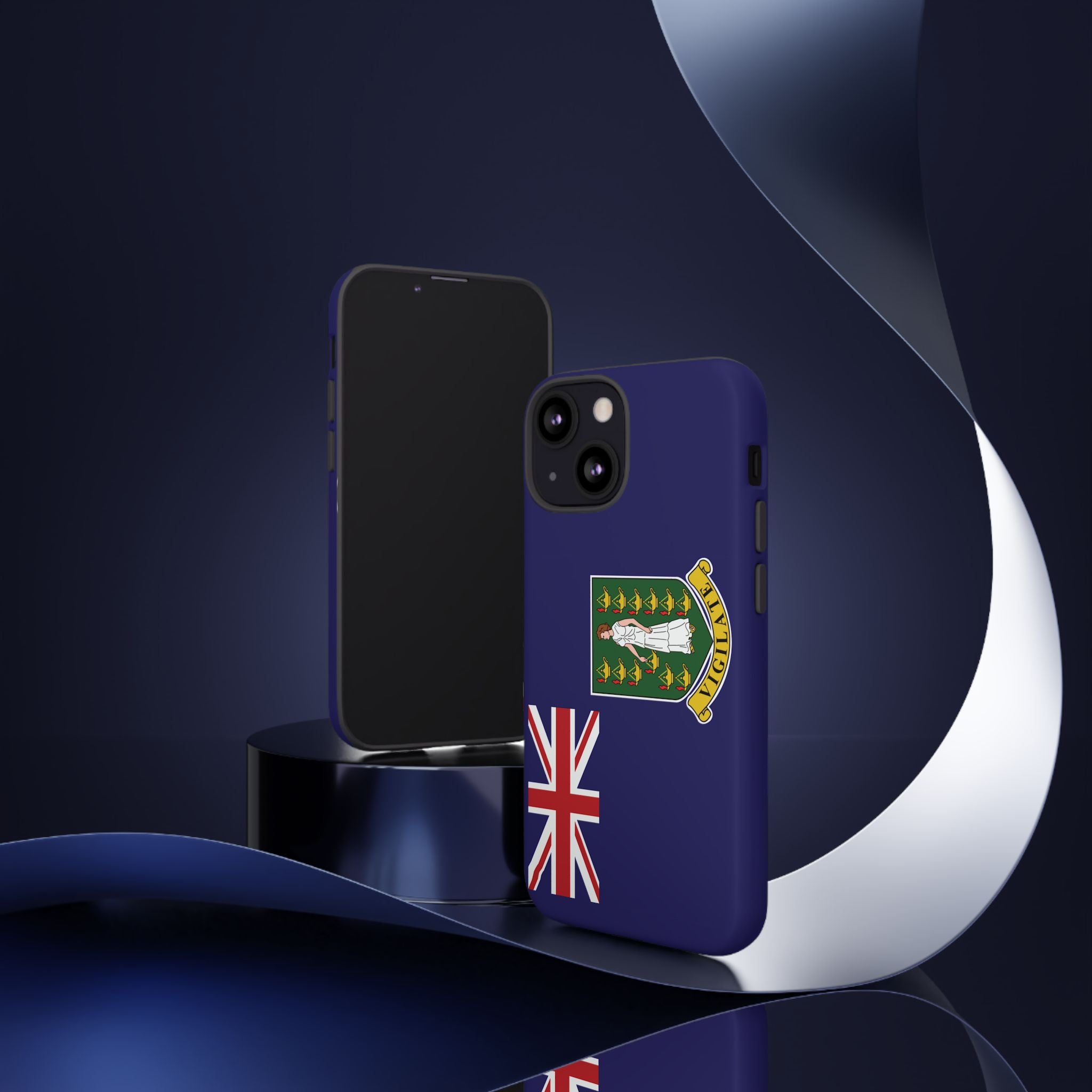 British Virgin Islands Flag Tough Phone Case - Irie Blues Boutique