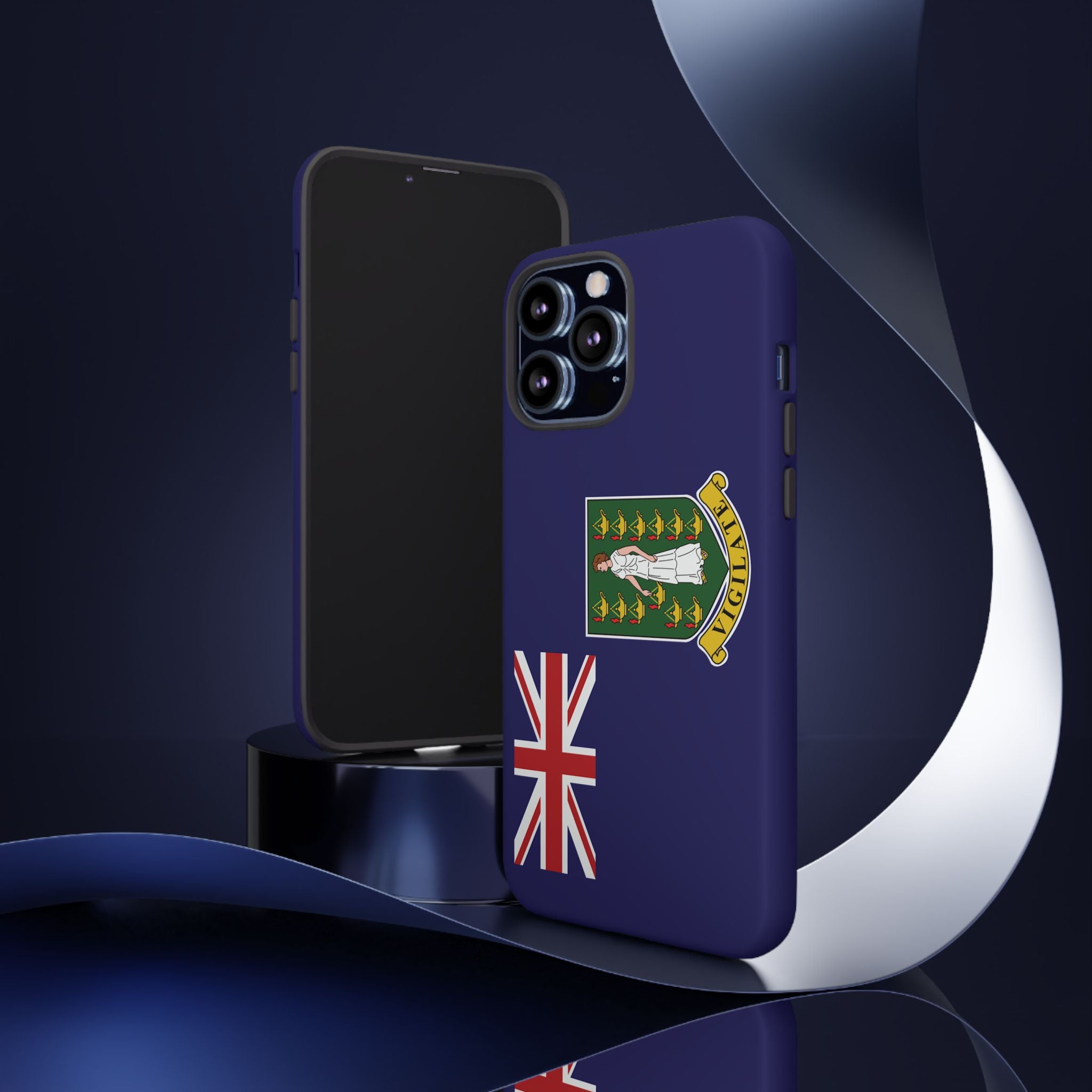 British Virgin Islands Flag Tough Phone Case - Irie Blues Boutique