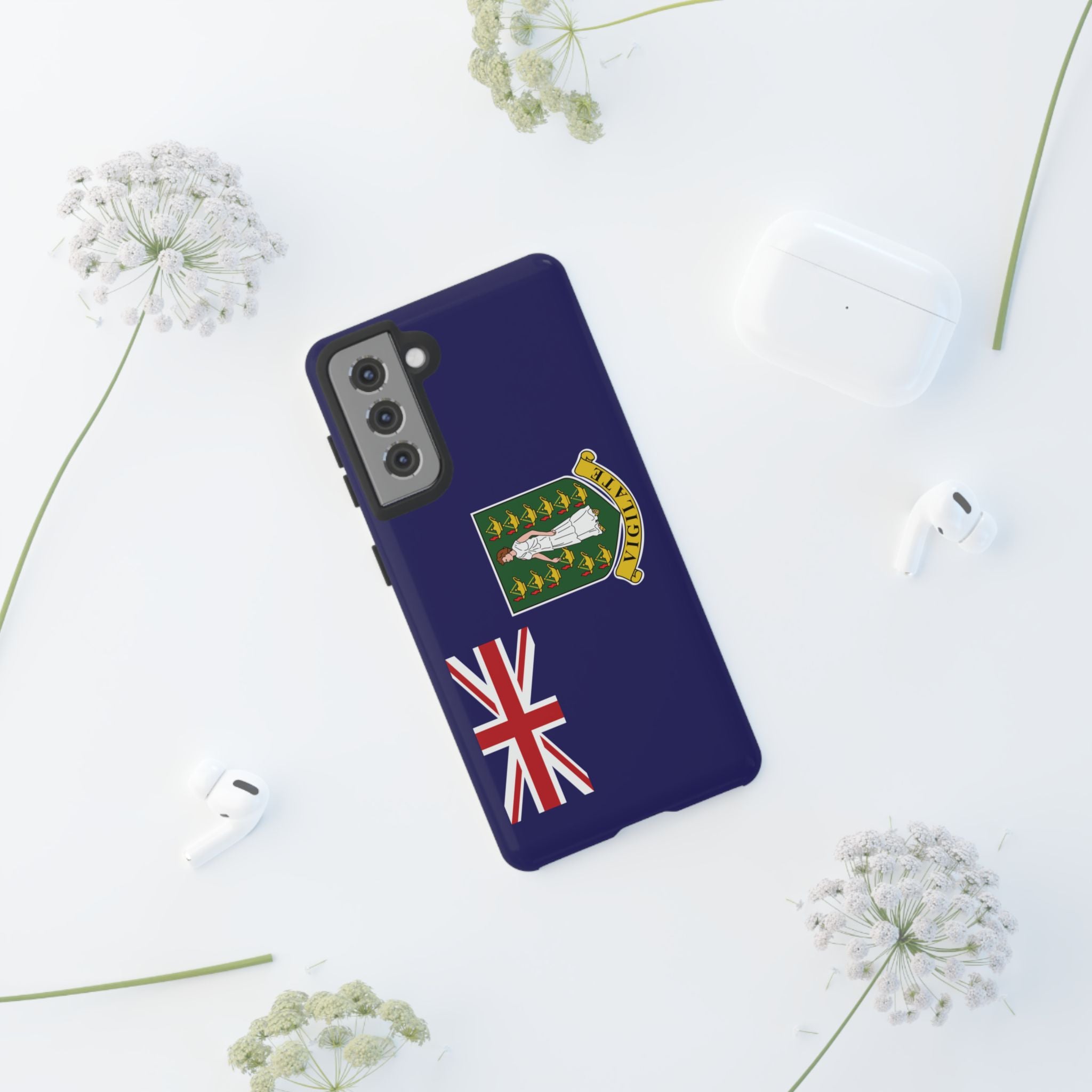British Virgin Islands Flag Tough Phone Case - Irie Blues Boutique