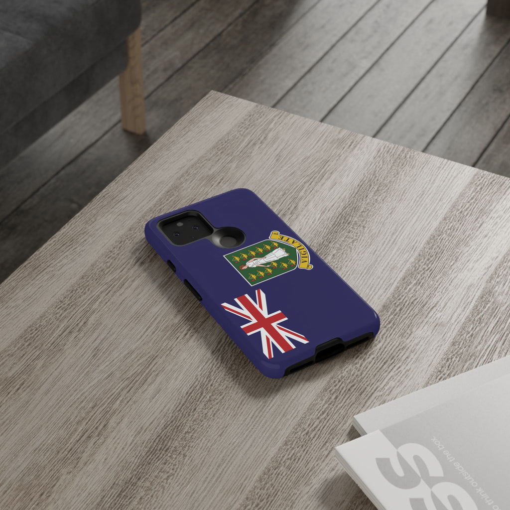 British Virgin Islands Flag Tough Phone Case - Irie Blues Boutique