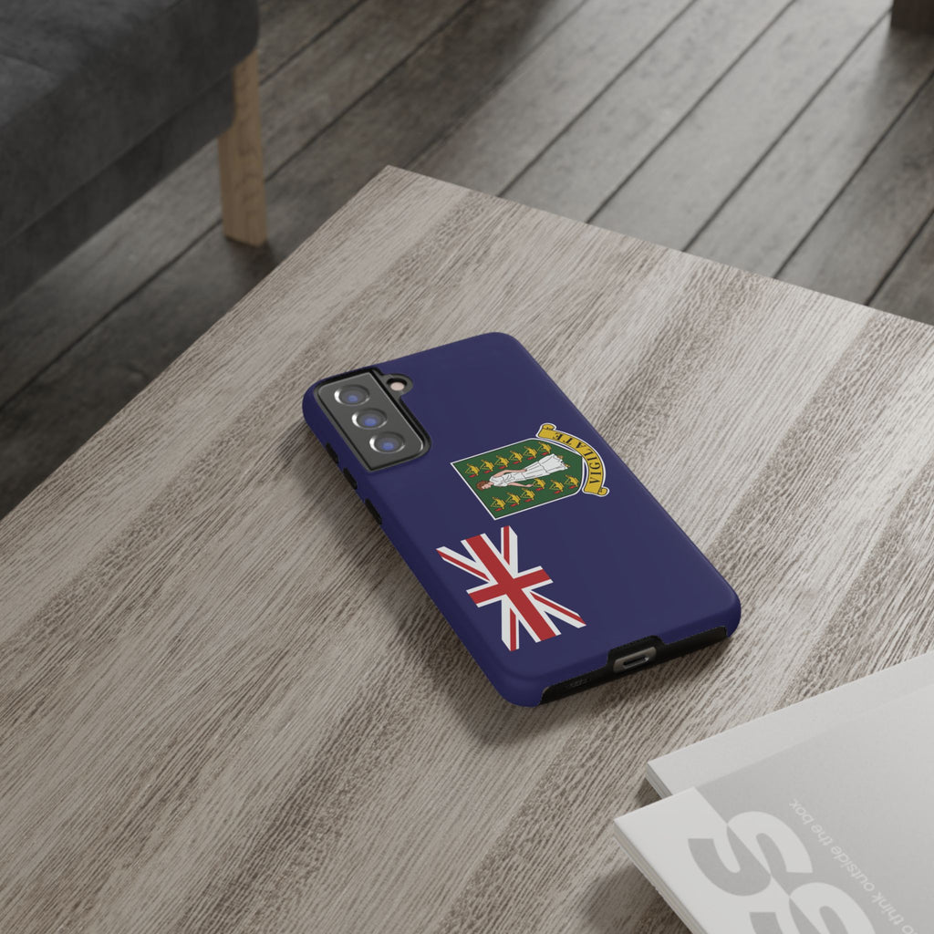 British Virgin Islands Flag Tough Phone Case - Irie Blues Boutique