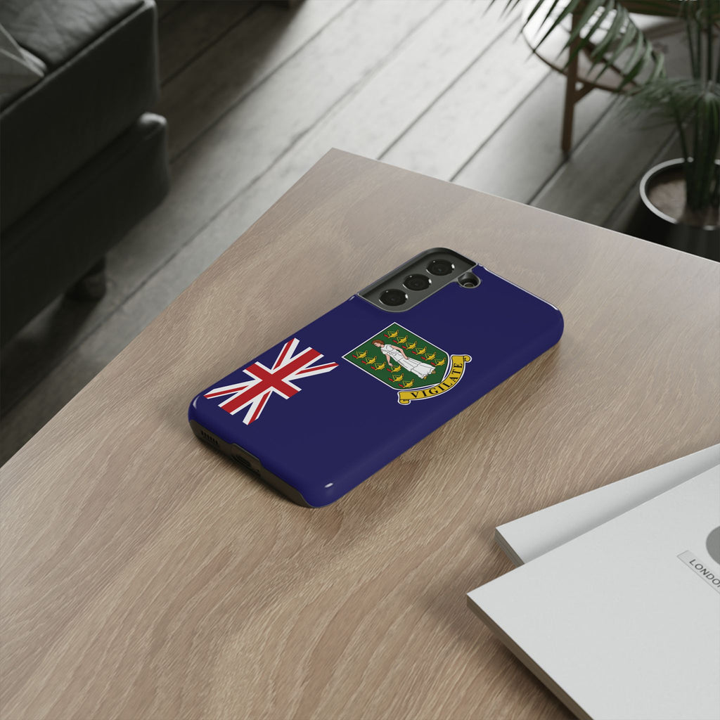 British Virgin Islands Flag Tough Phone Case - Irie Blues Boutique