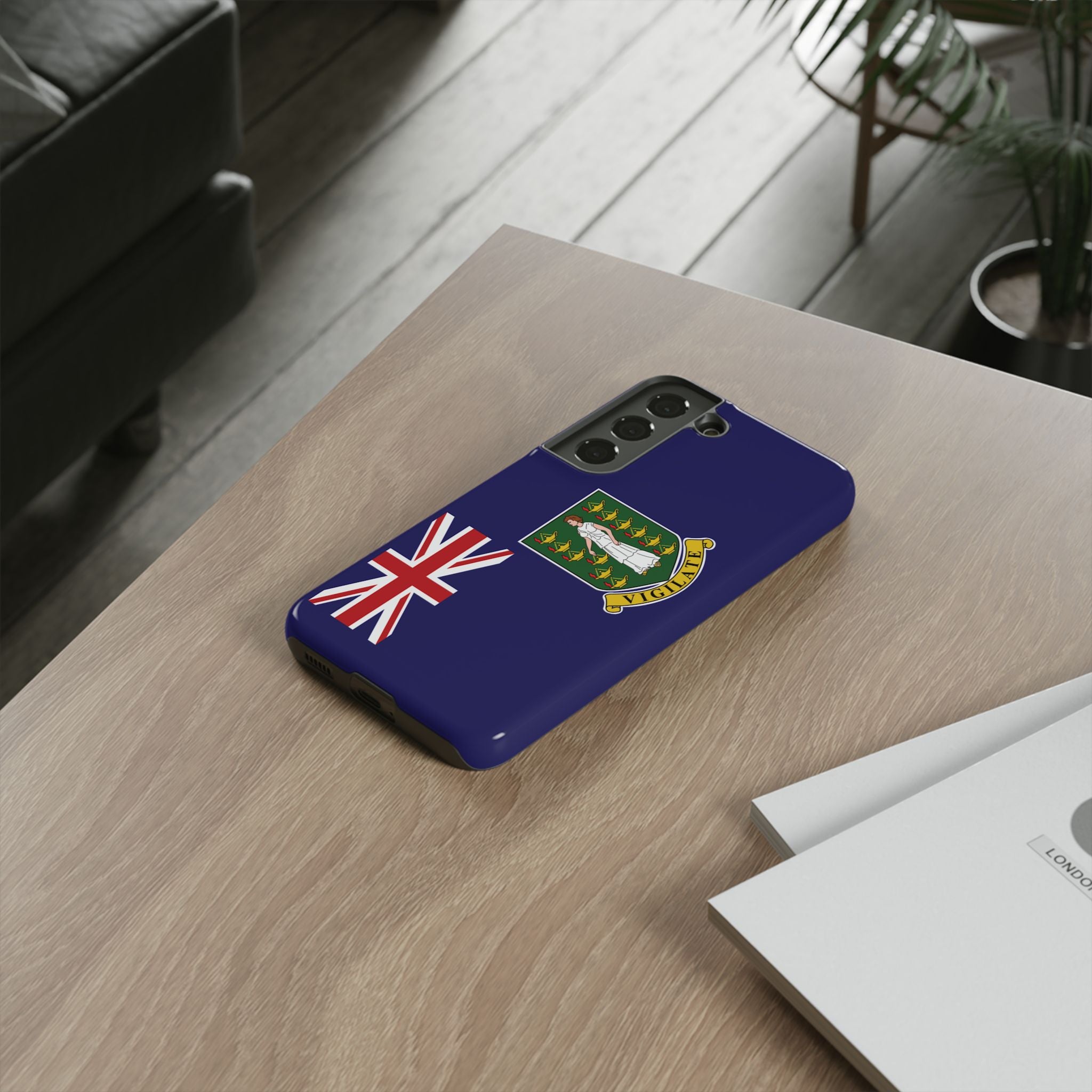 British Virgin Islands Flag Tough Phone Case - Irie Blues Boutique