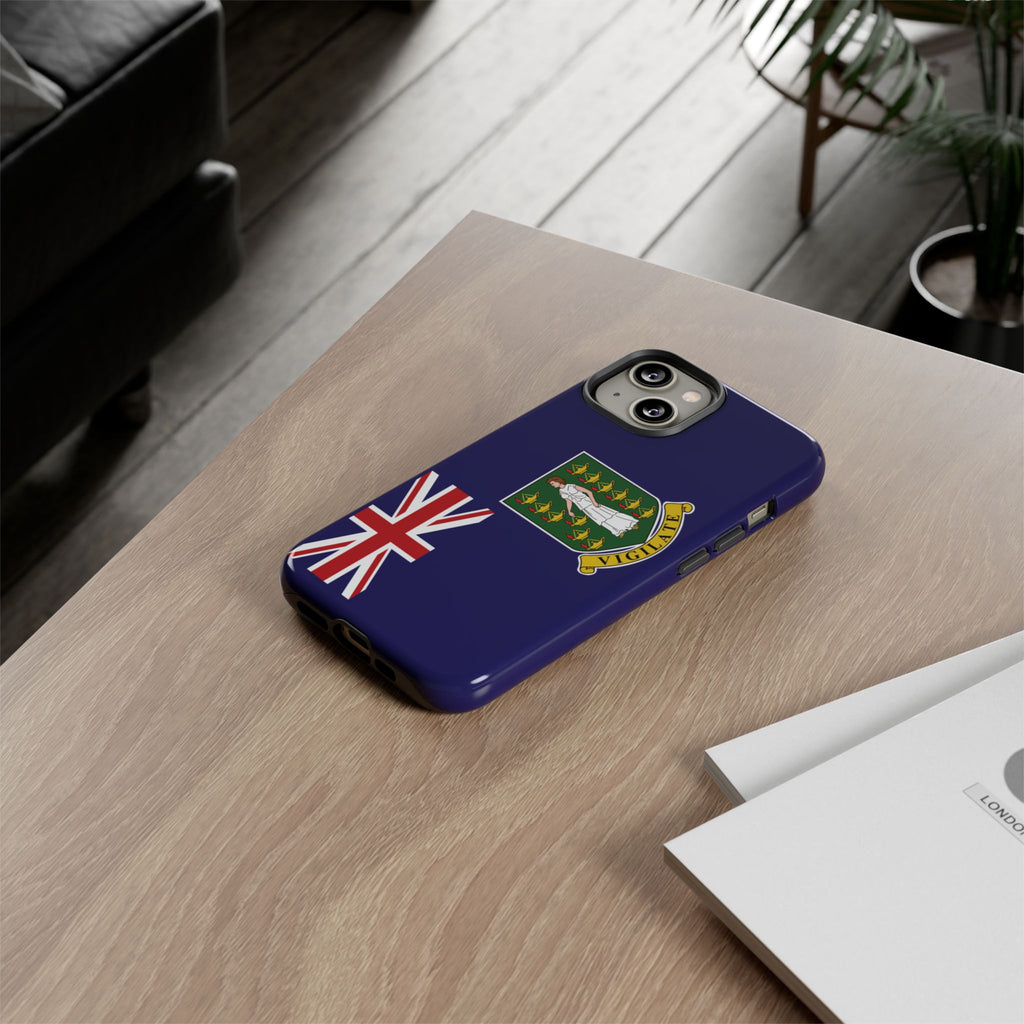 British Virgin Islands Flag Tough Phone Case - Irie Blues Boutique