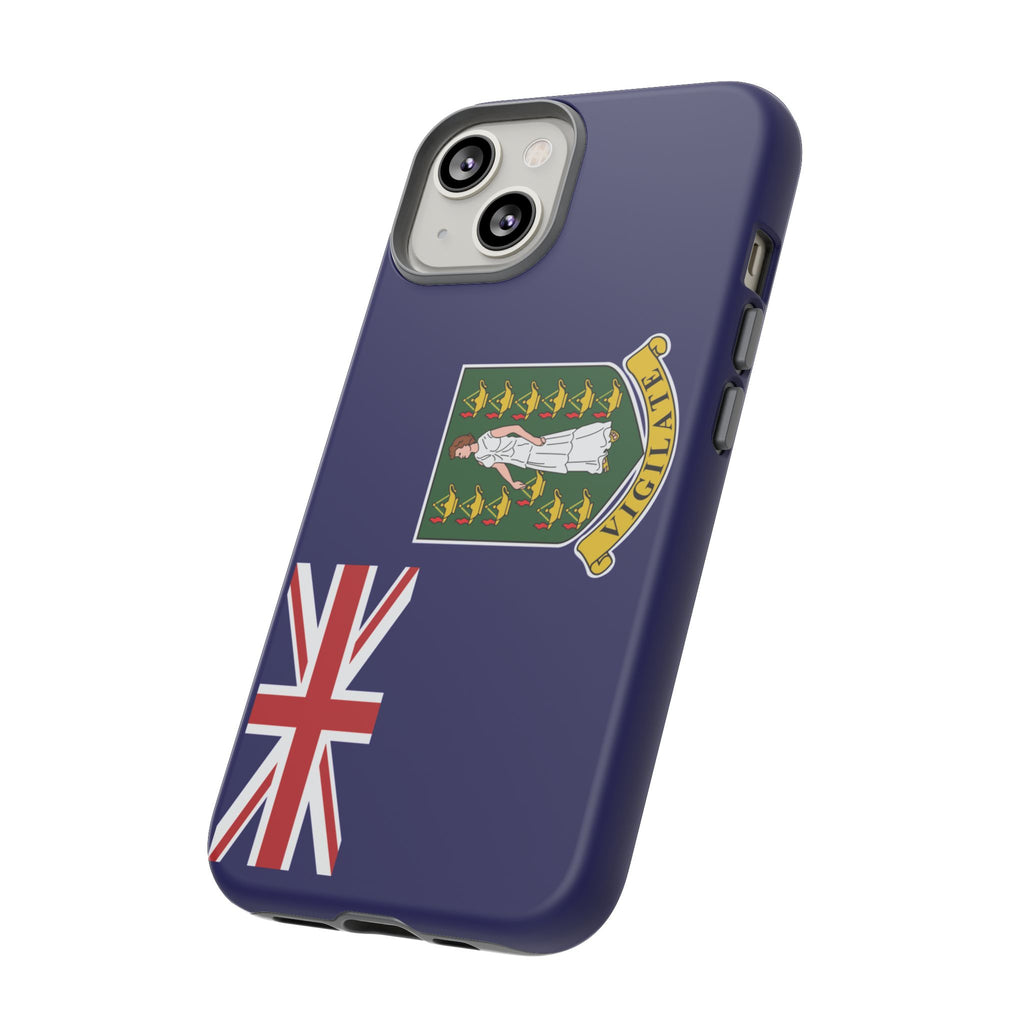 British Virgin Islands Flag Tough Phone Case - Irie Blues Boutique