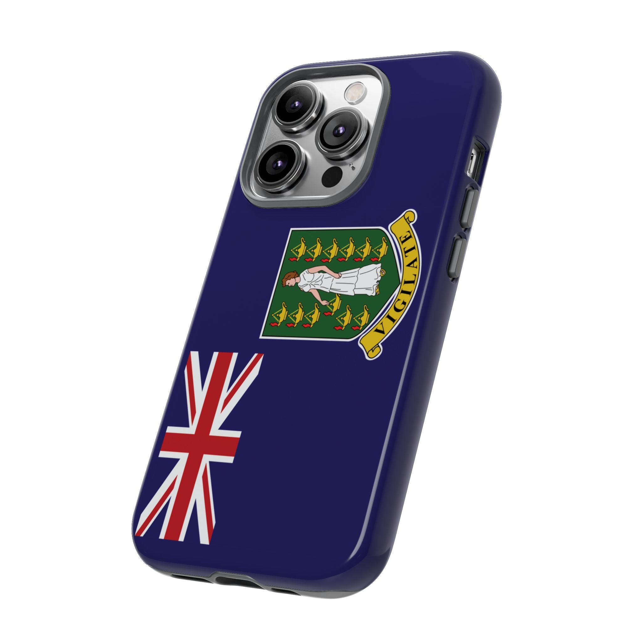 British Virgin Islands Flag Tough Phone Case - Irie Blues Boutique