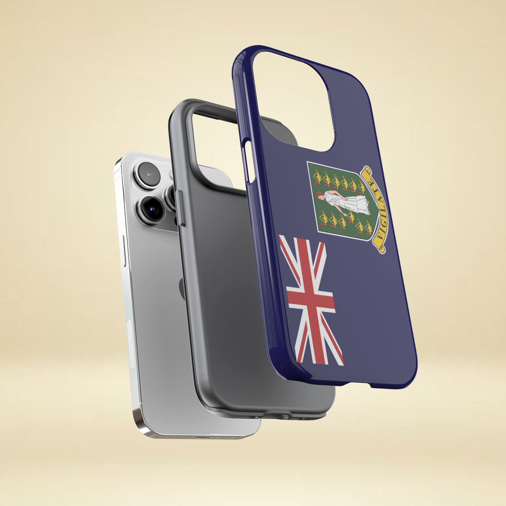 British Virgin Islands Flag Tough Phone Case - Irie Blues Boutique
