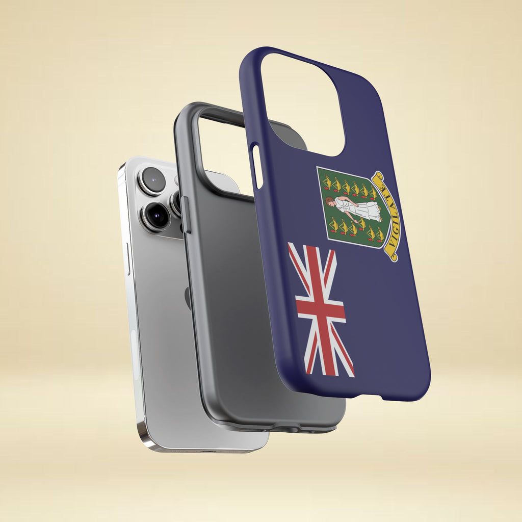 British Virgin Islands Flag Tough Phone Case - Irie Blues Boutique