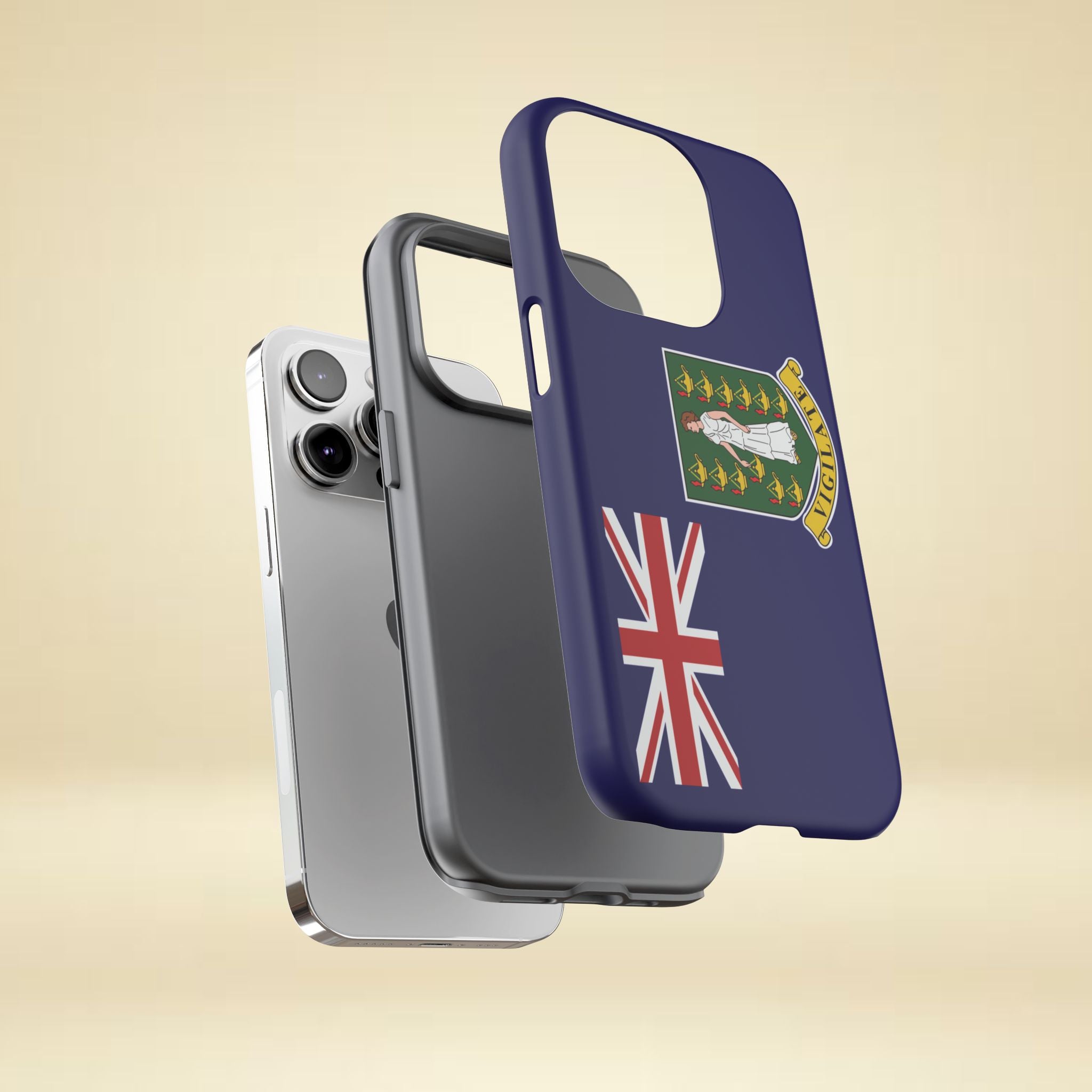 British Virgin Islands Flag Tough Phone Case - Irie Blues Boutique