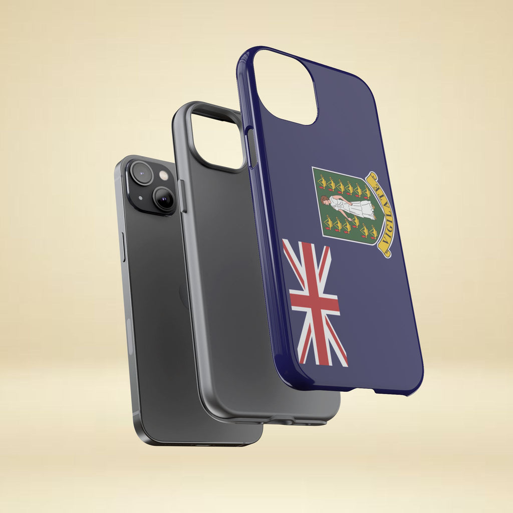 British Virgin Islands Flag Tough Phone Case - Irie Blues Boutique
