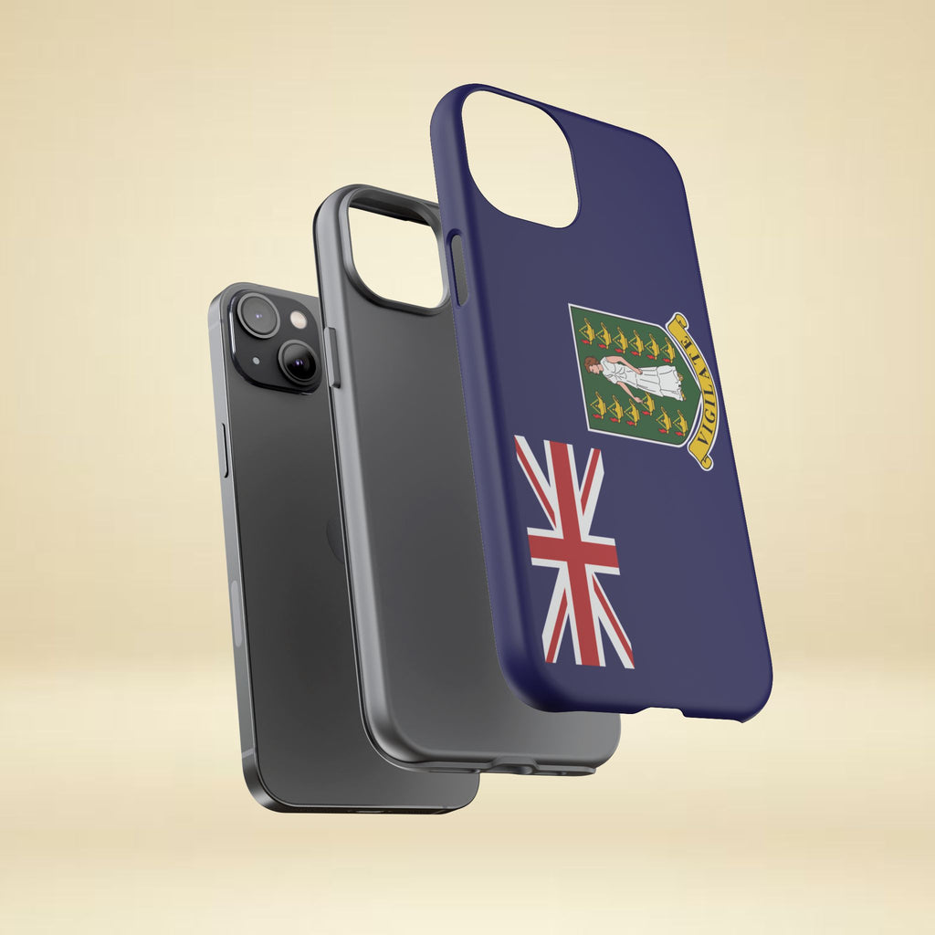 British Virgin Islands Flag Tough Phone Case - Irie Blues Boutique