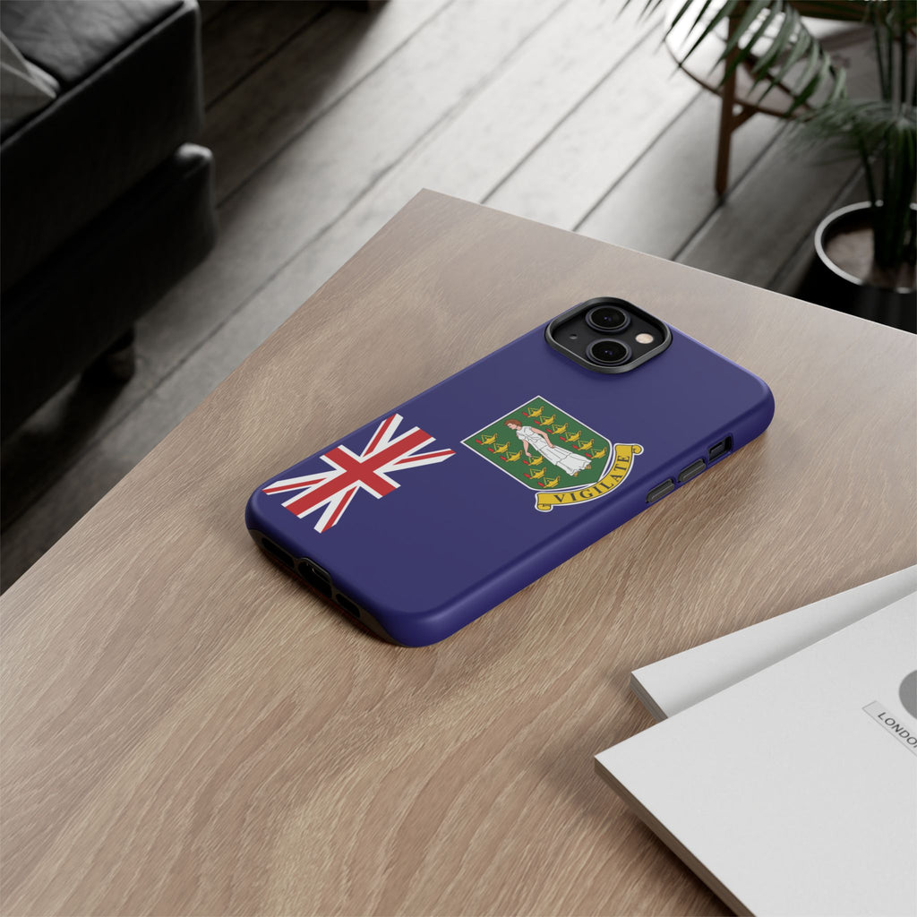 British Virgin Islands Flag Tough Phone Case - Irie Blues Boutique