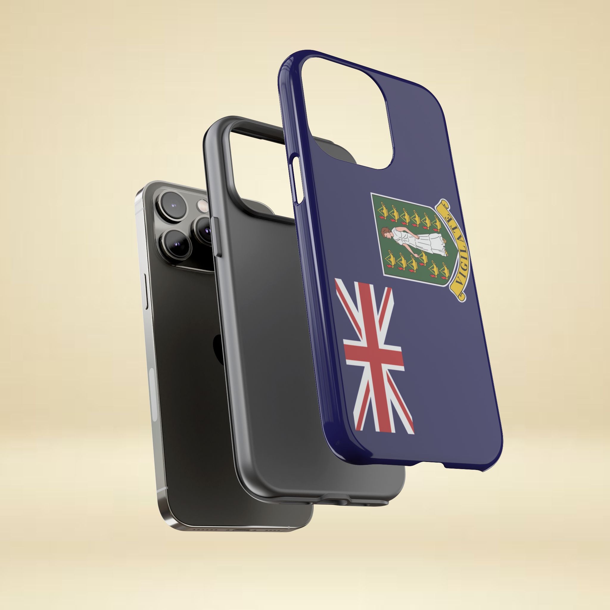British Virgin Islands Flag Tough Phone Case - Irie Blues Boutique