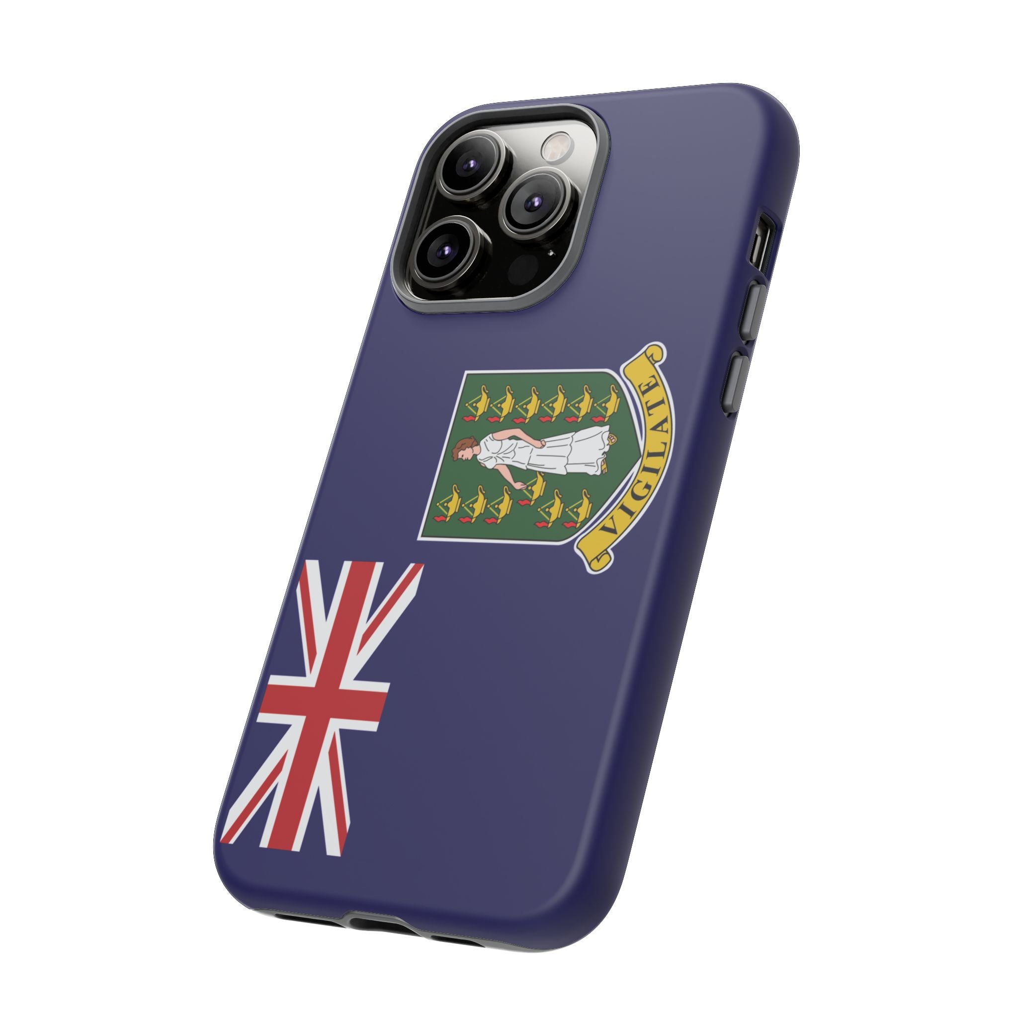 British Virgin Islands Flag Tough Phone Case - Irie Blues Boutique