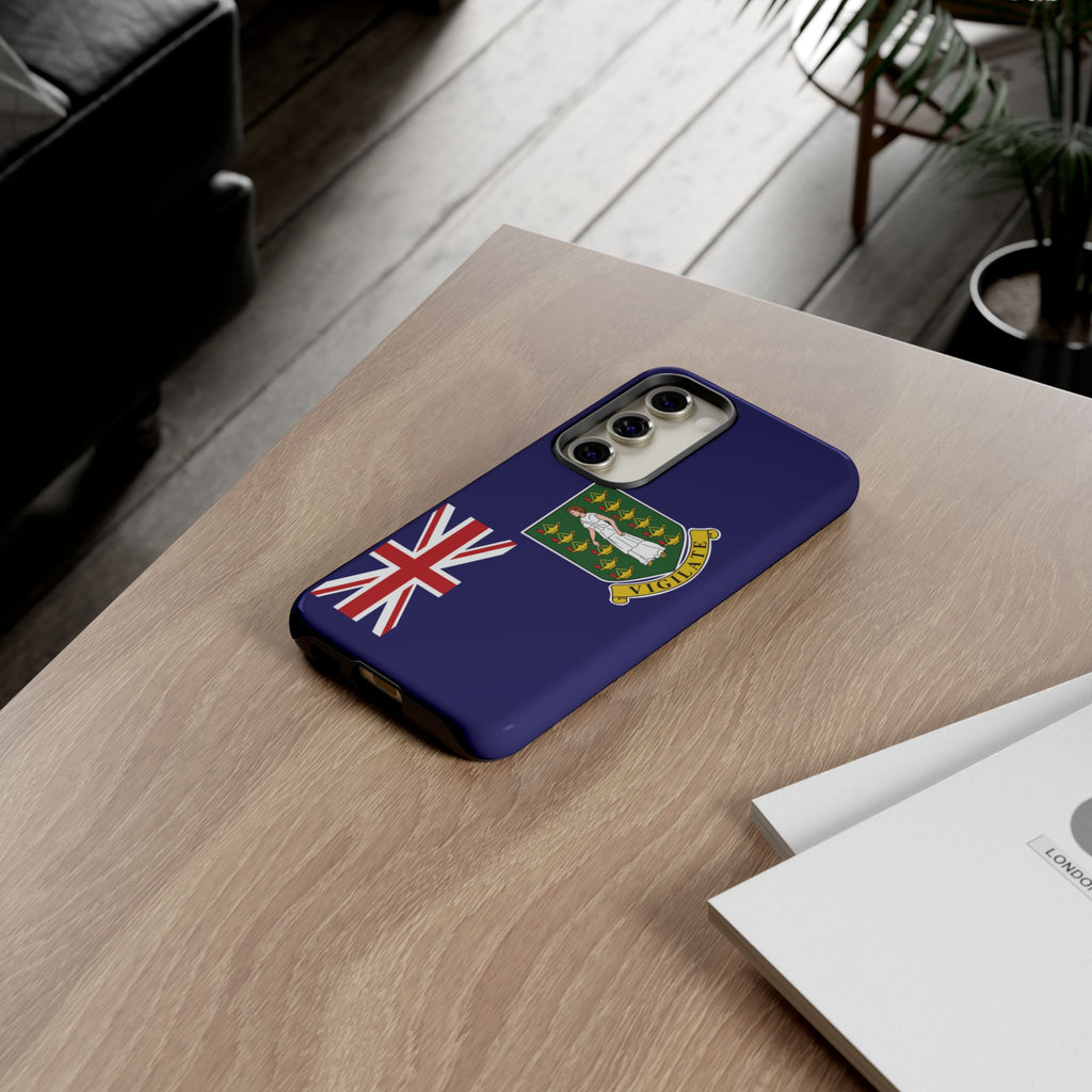 British Virgin Islands Flag Tough Phone Case - Irie Blues Boutique