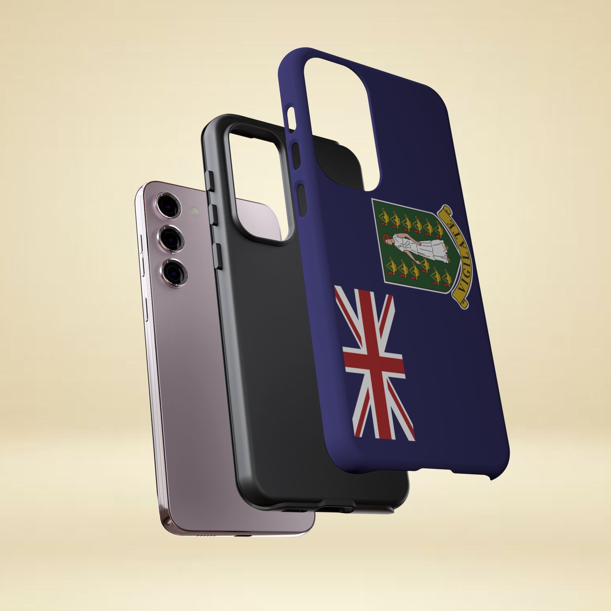 British Virgin Islands Flag Tough Phone Case - Irie Blues Boutique