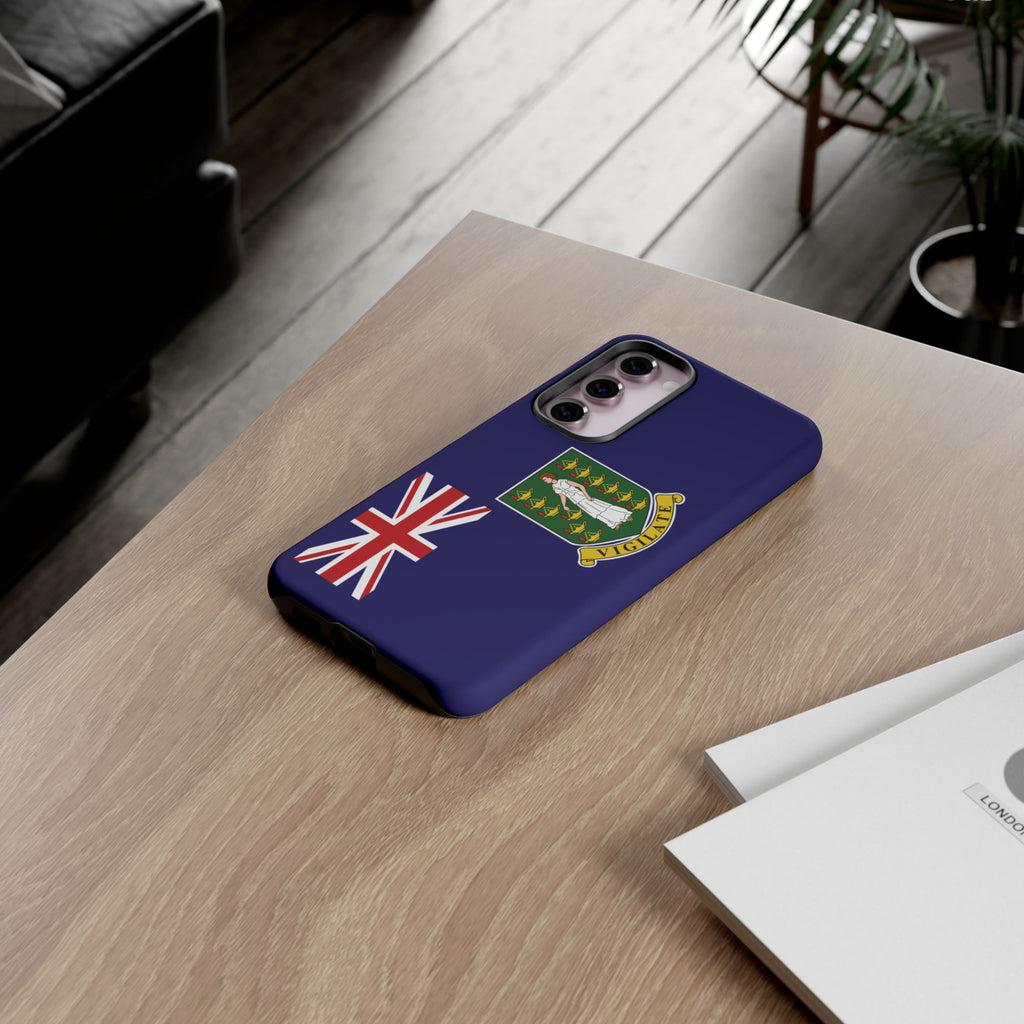 British Virgin Islands Flag Tough Phone Case - Irie Blues Boutique