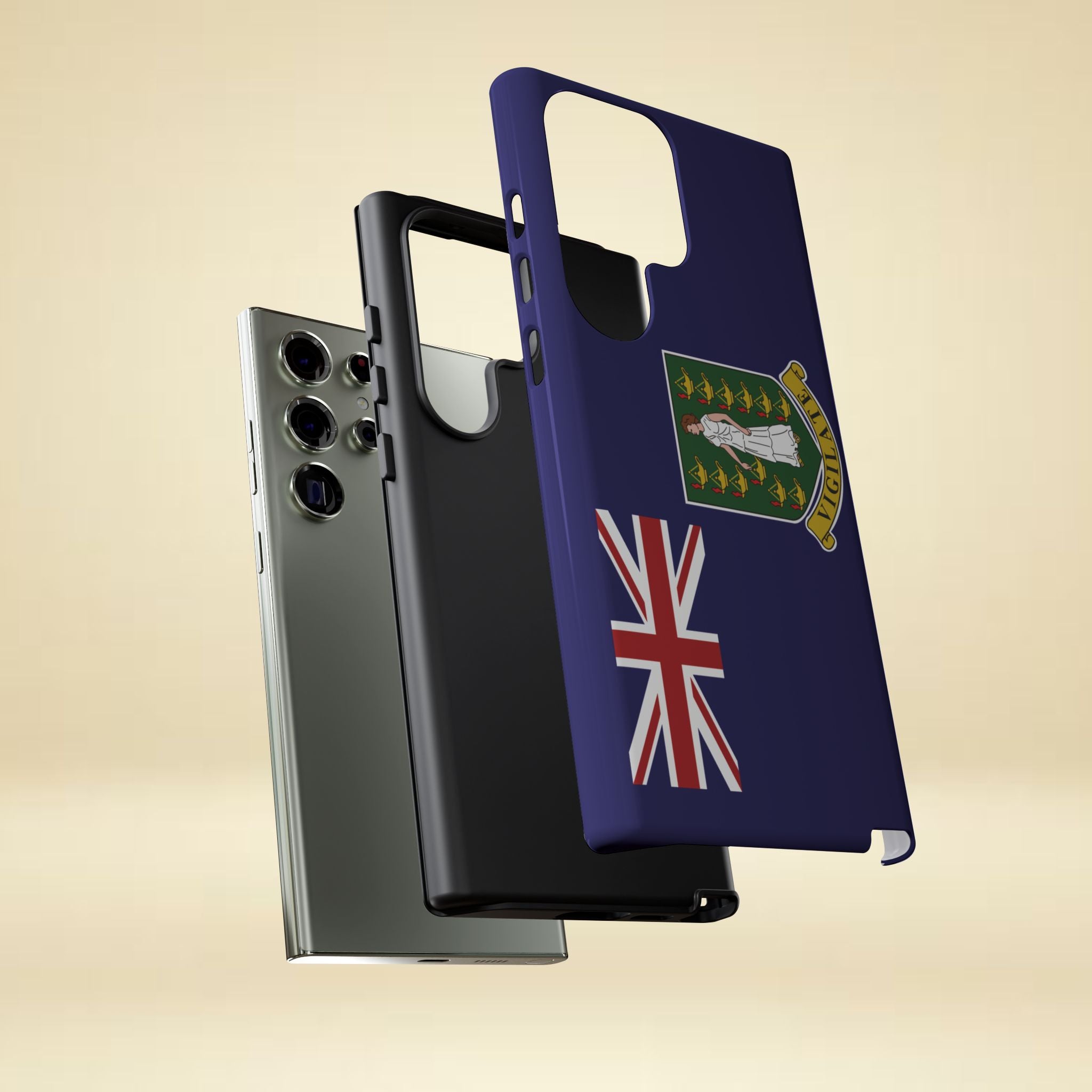 British Virgin Islands Flag Tough Phone Case - Irie Blues Boutique