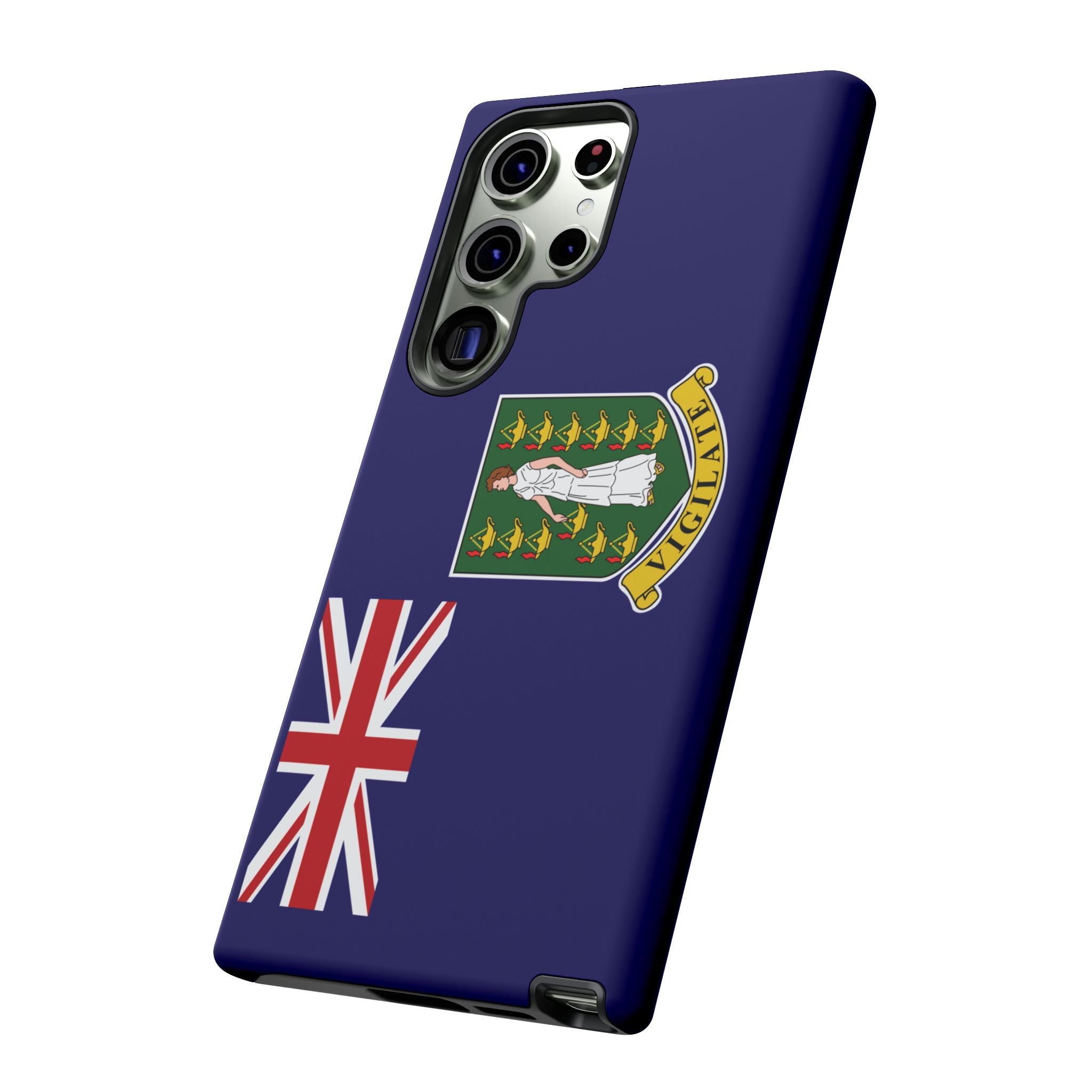 British Virgin Islands Flag Tough Phone Case - Irie Blues Boutique