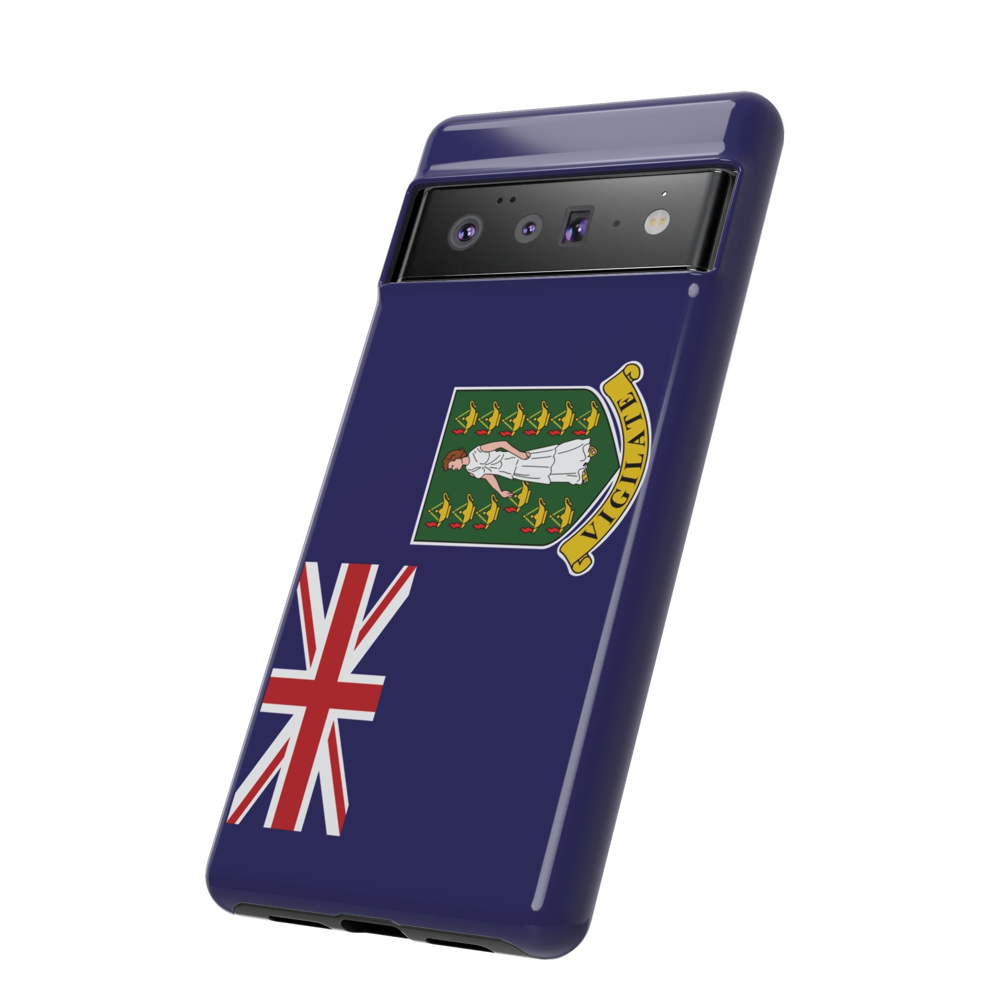 British Virgin Islands Flag Tough Phone Case - Irie Blues Boutique