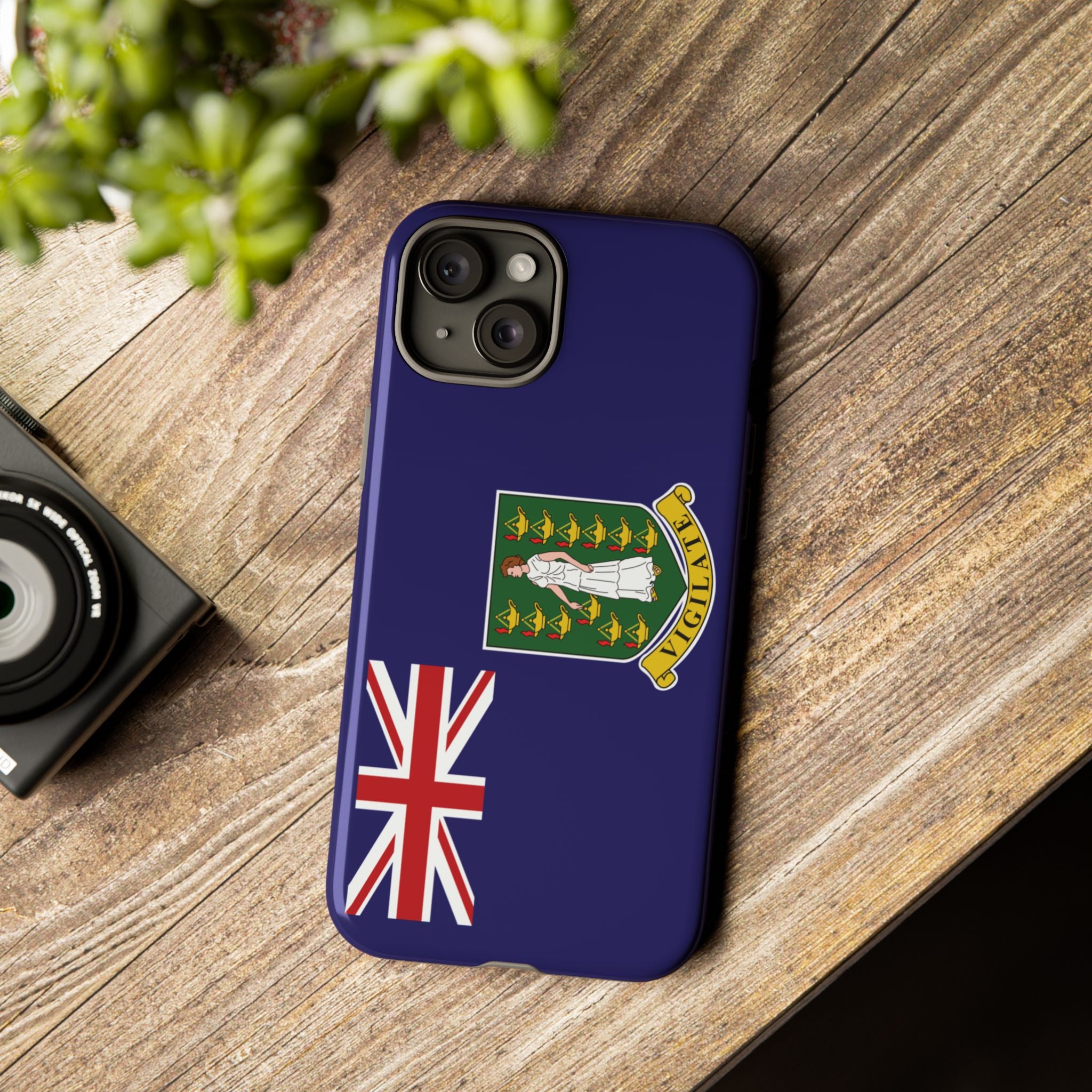 British Virgin Islands Flag Tough Phone Case - Irie Blues Boutique