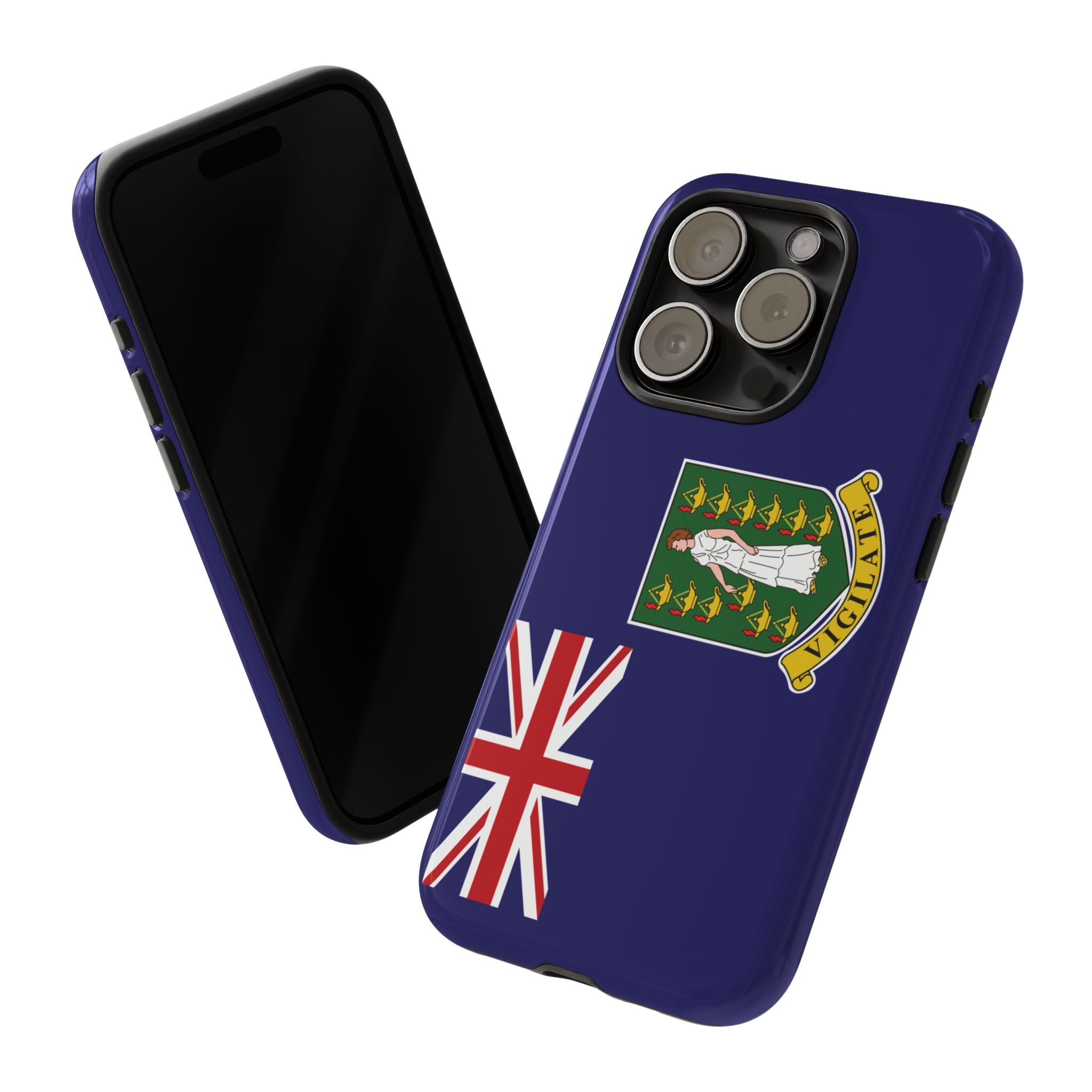 British Virgin Islands Flag Tough Phone Case - Irie Blues Boutique