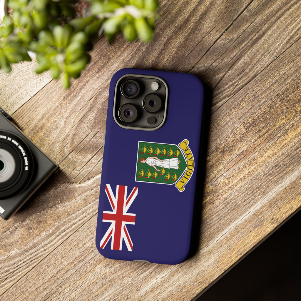 British Virgin Islands Flag Tough Phone Case - Irie Blues Boutique
