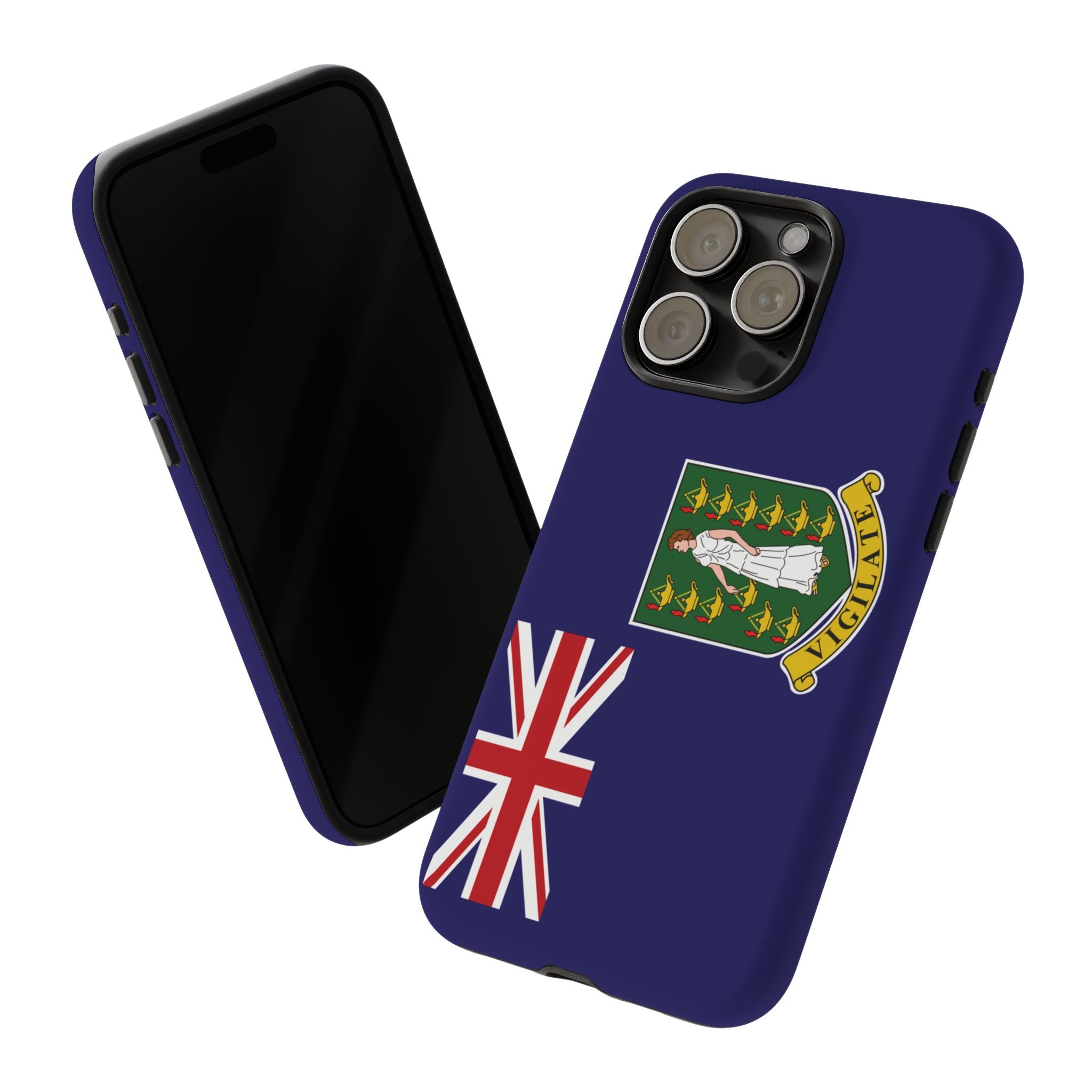 British Virgin Islands Flag Tough Phone Case - Irie Blues Boutique