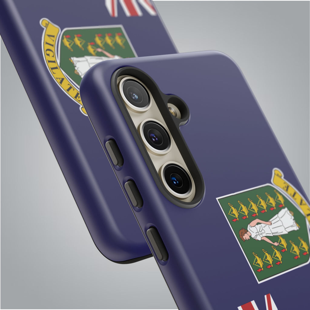 British Virgin Islands Flag Tough Phone Case - Irie Blues Boutique