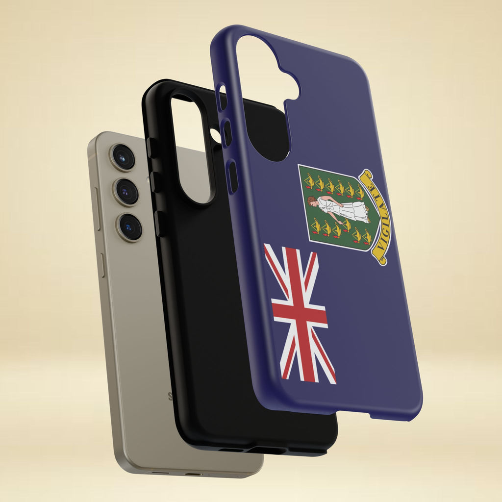 British Virgin Islands Flag Tough Phone Case - Irie Blues Boutique
