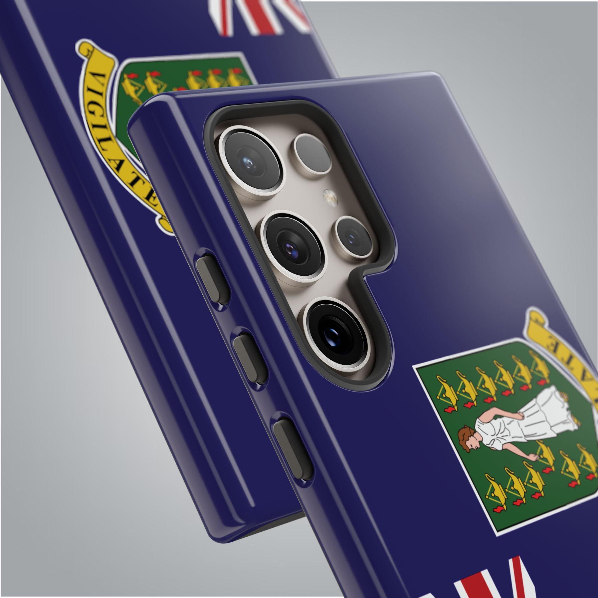 British Virgin Islands Flag Tough Phone Case - Irie Blues Boutique