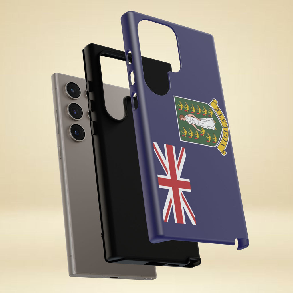 British Virgin Islands Flag Tough Phone Case - Irie Blues Boutique