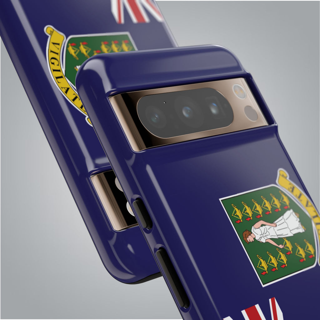 British Virgin Islands Flag Tough Phone Case - Irie Blues Boutique