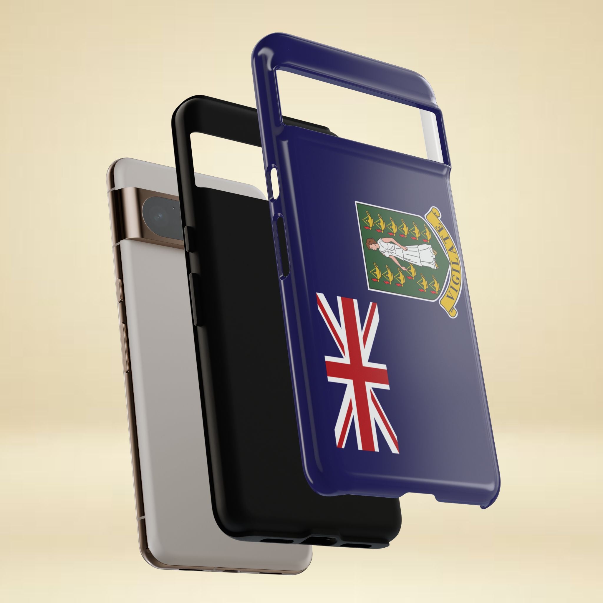 British Virgin Islands Flag Tough Phone Case - Irie Blues Boutique