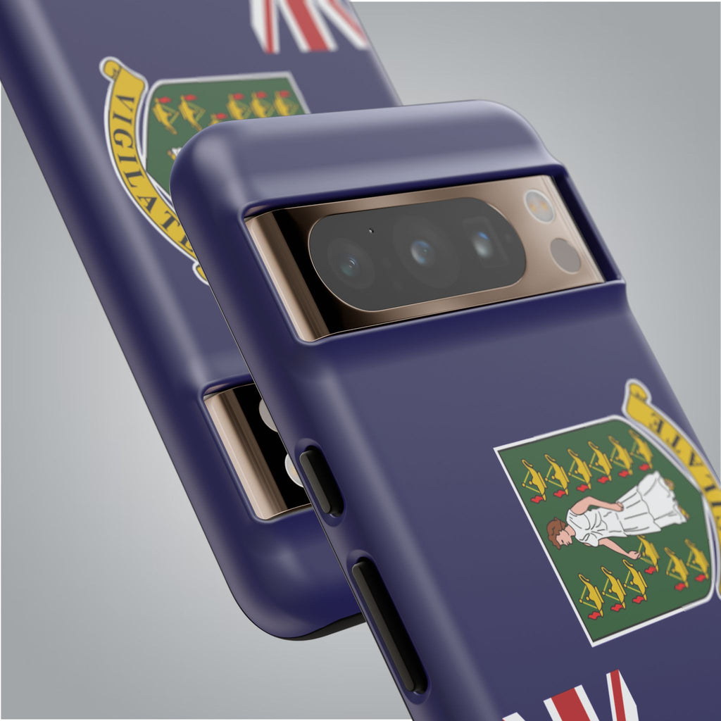 British Virgin Islands Flag Tough Phone Case - Irie Blues Boutique