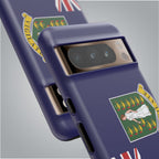 British Virgin Islands Flag Tough Phone Case - Irie Blues Boutique