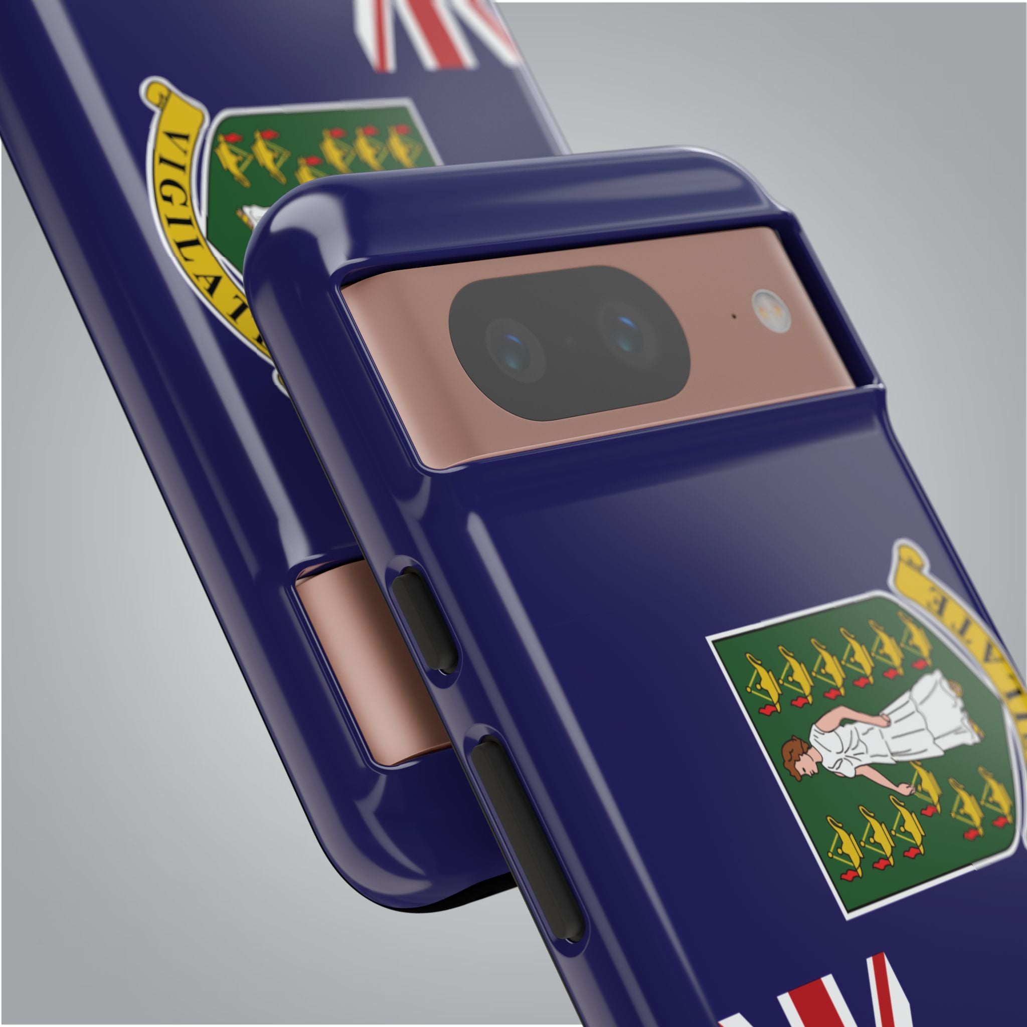 British Virgin Islands Flag Tough Phone Case - Irie Blues Boutique