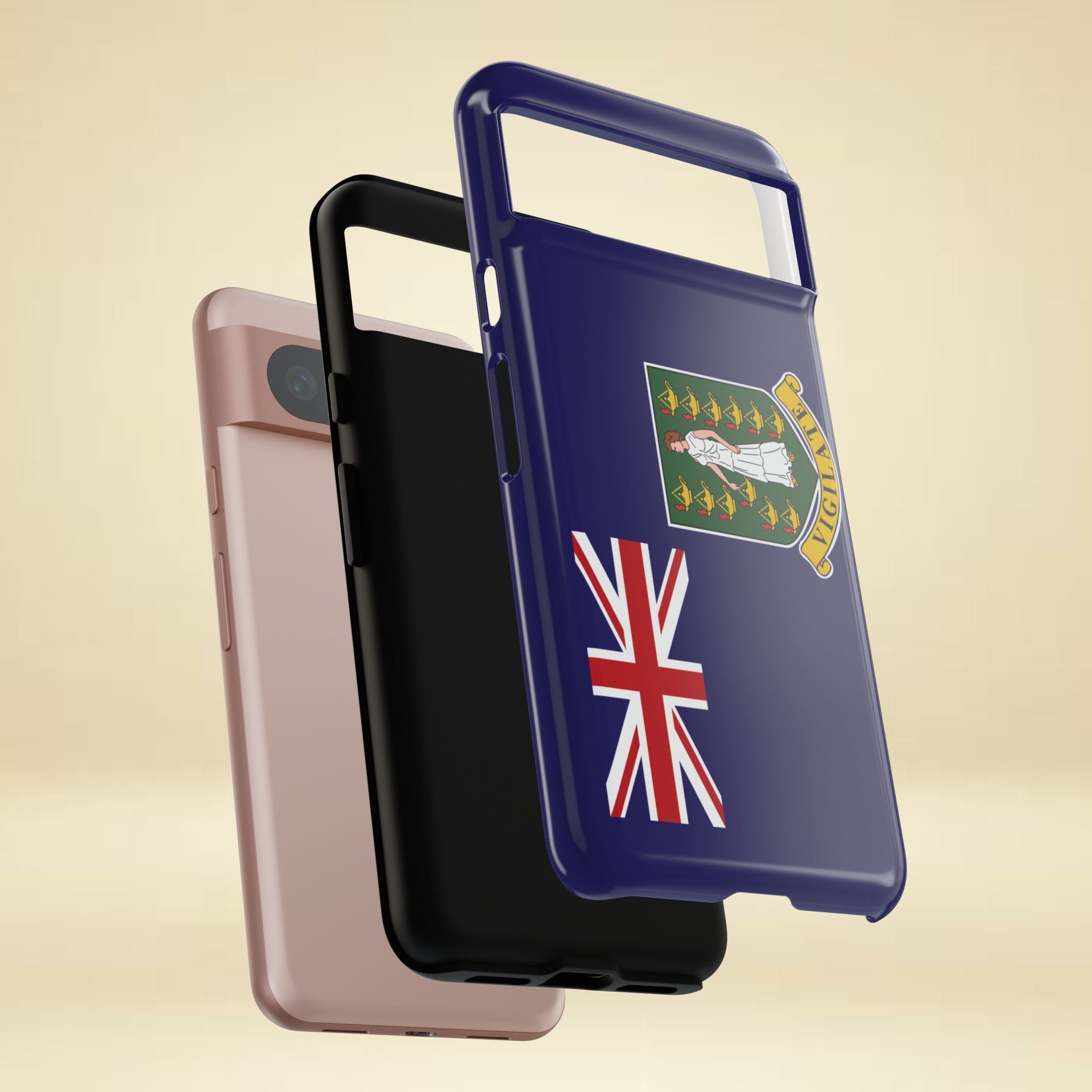 British Virgin Islands Flag Tough Phone Case - Irie Blues Boutique
