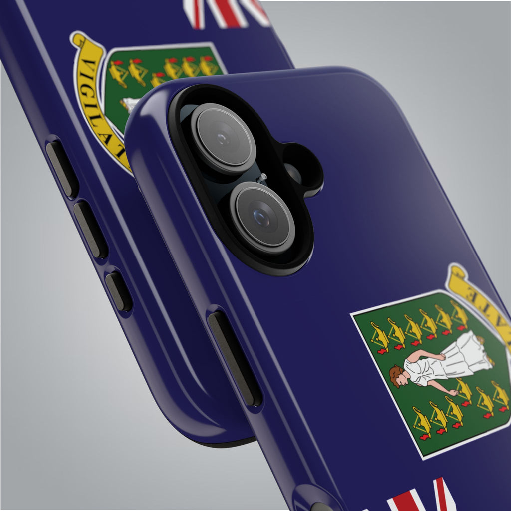 British Virgin Islands Flag Tough Phone Case - Irie Blues Boutique