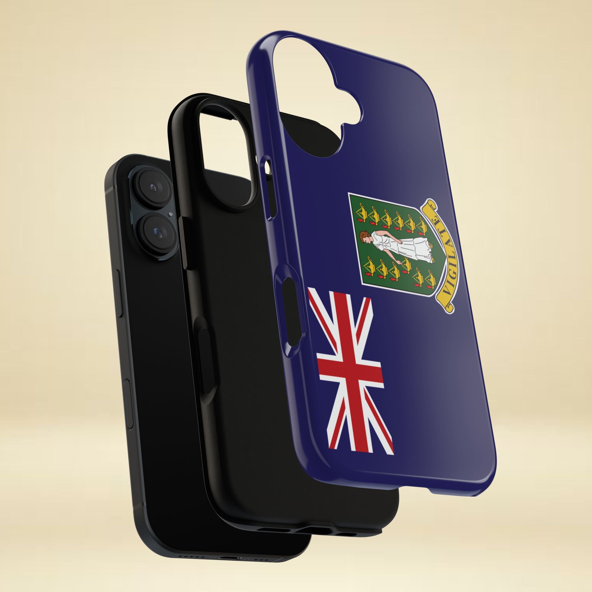British Virgin Islands Flag Tough Phone Case - Irie Blues Boutique