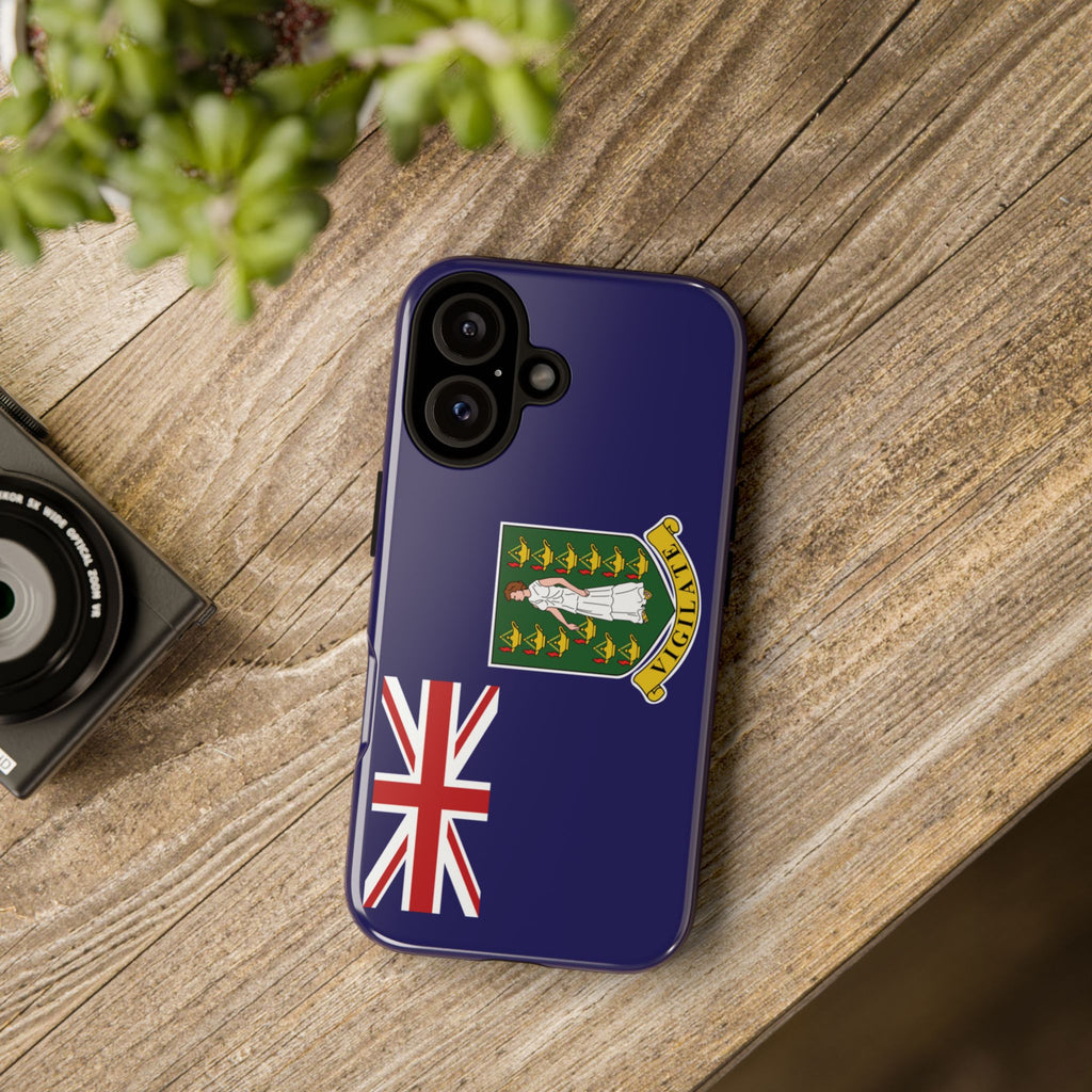 British Virgin Islands Flag Tough Phone Case - Irie Blues Boutique