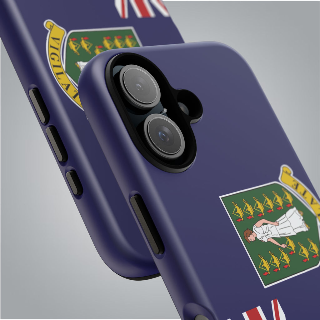 British Virgin Islands Flag Tough Phone Case - Irie Blues Boutique