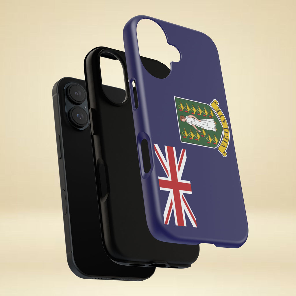 British Virgin Islands Flag Tough Phone Case - Irie Blues Boutique